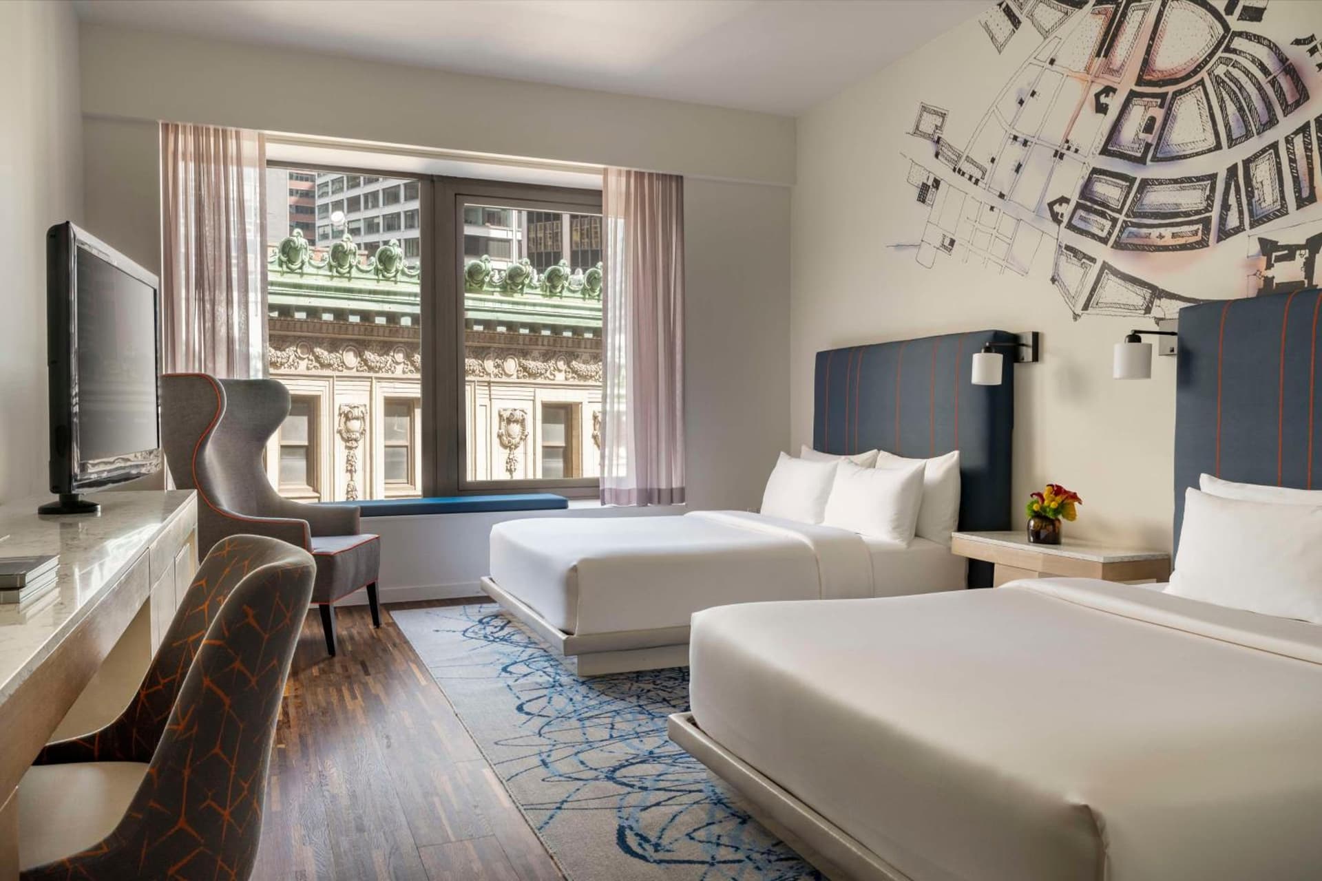 Double Room with Two Double Beds at Hyatt Centric Wall Street New York in New York, NY