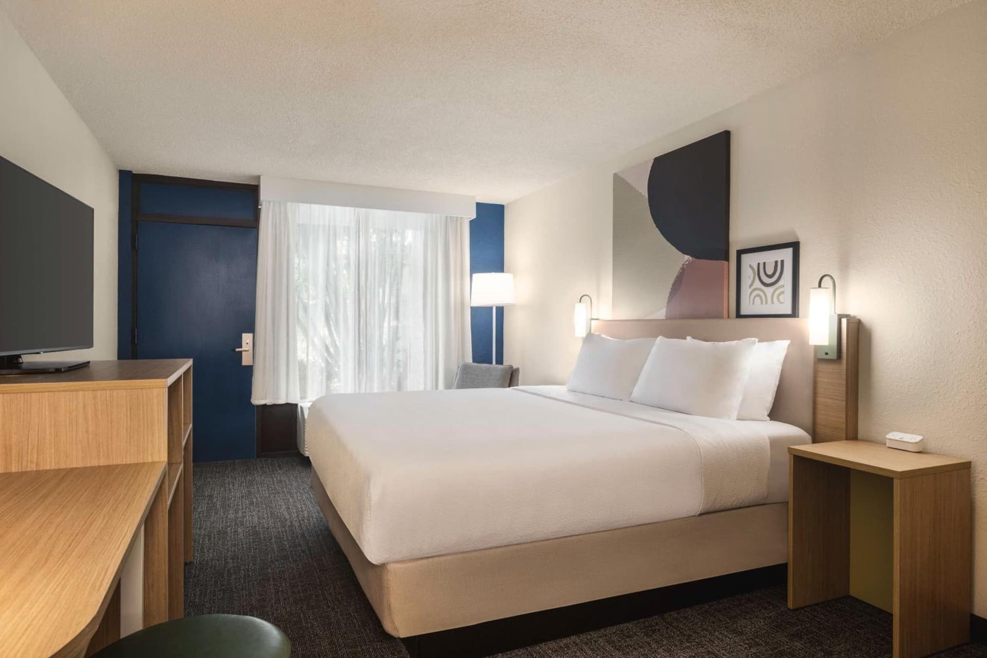 King Room at Spark by Hilton Sarasota Siesta Key Gateway in Sarasota, FL