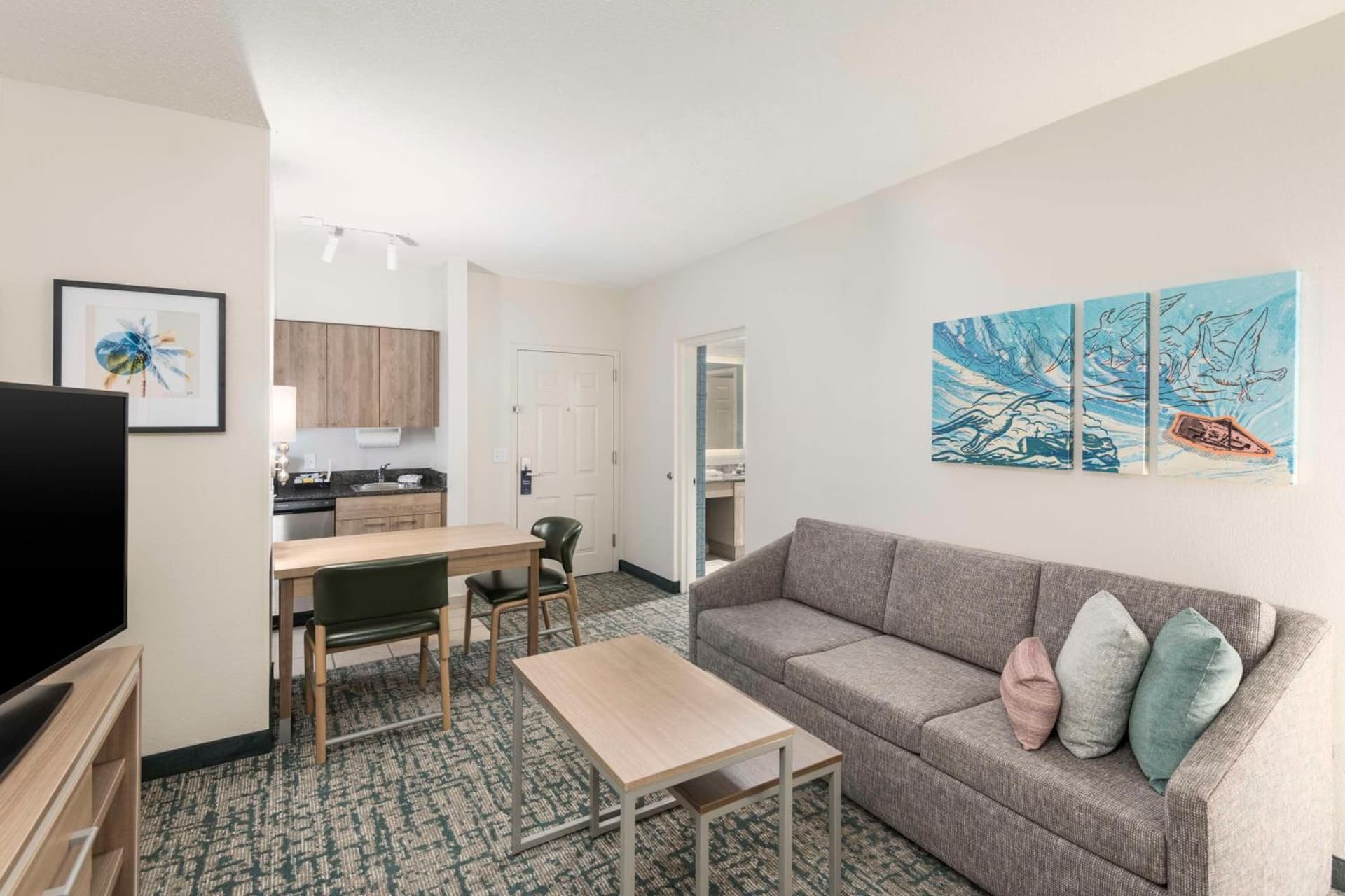 One-Bedroom Queen Suite with Two Queen Beds - Non-Smoking at Homewood Suites Miami Airport/Blue Lagoon in Miami, FL