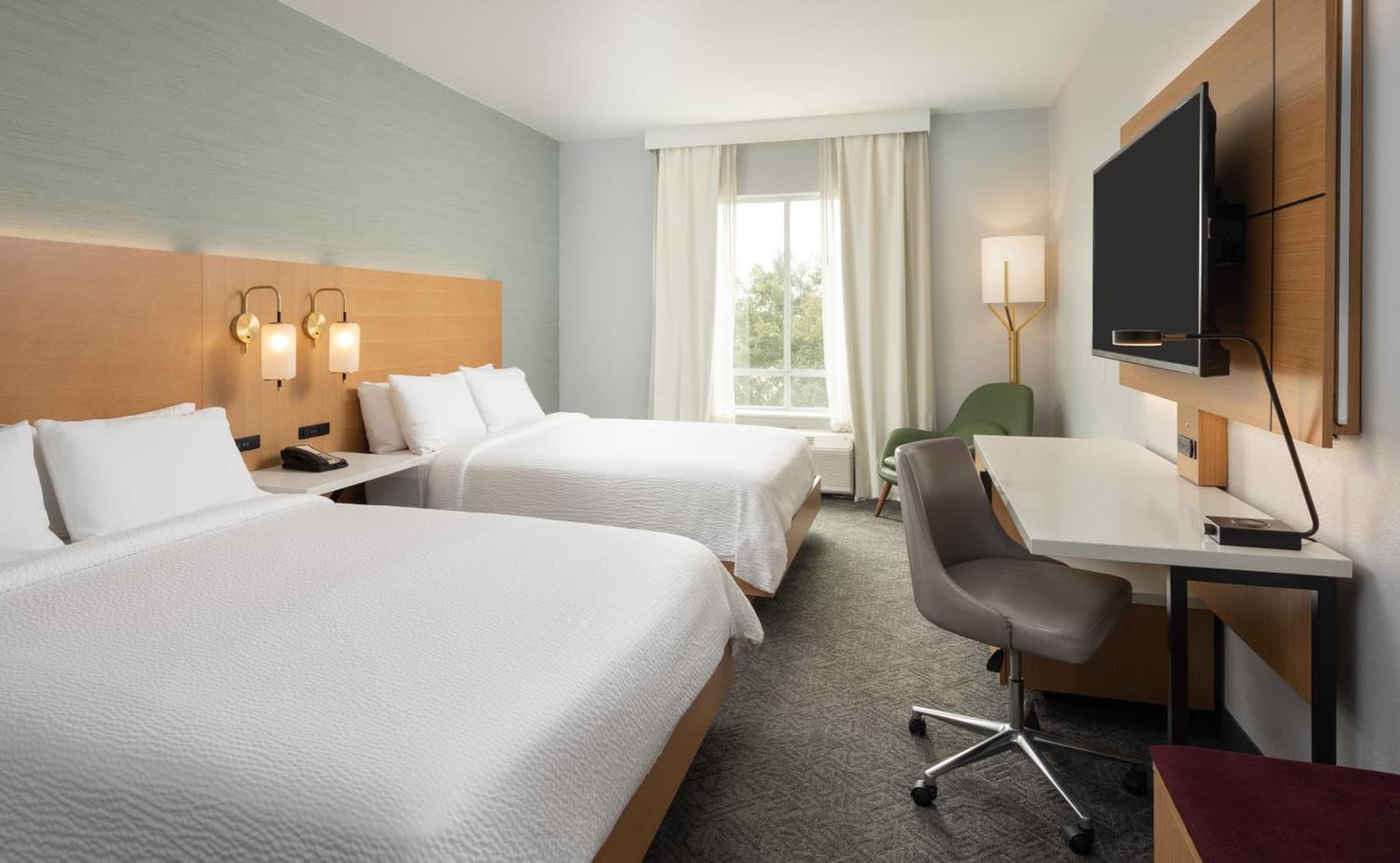Queen Room with Two Queen Beds at DoubleTree by Hilton Houston Westchase in Houston, TX