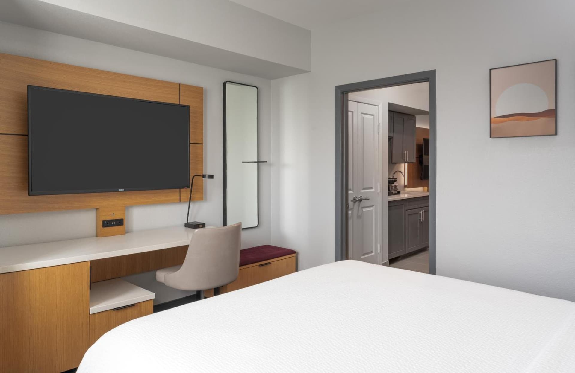 One-Bedroom King Suite with Bath Tub - Mobility Accessible at DoubleTree by Hilton Houston Westchase in Houston, TX