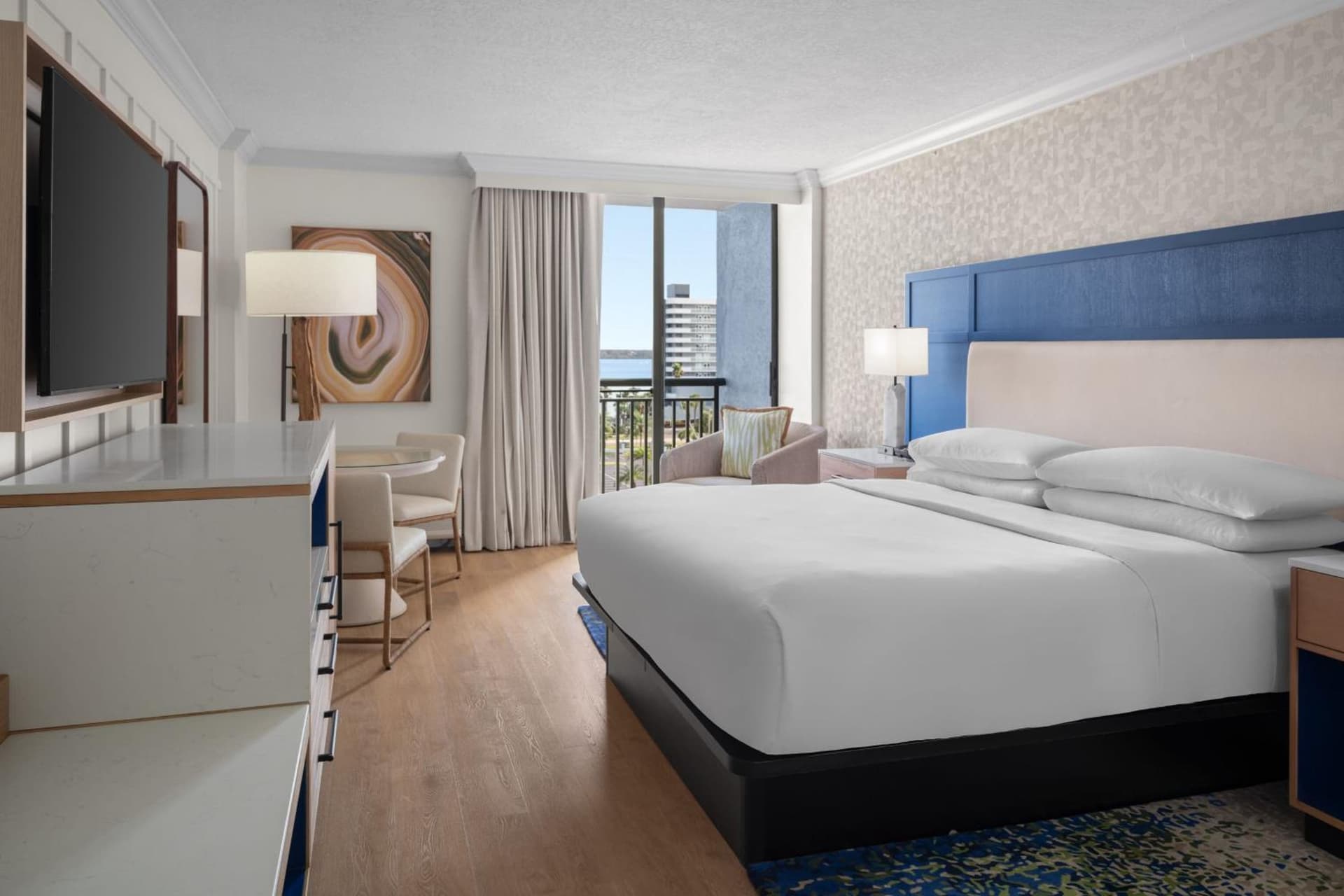 Guest room, 1 King, No view, Low floor at Clearwater Beach Sheraton Resort on Sand Key in Clearwater Beach, FL