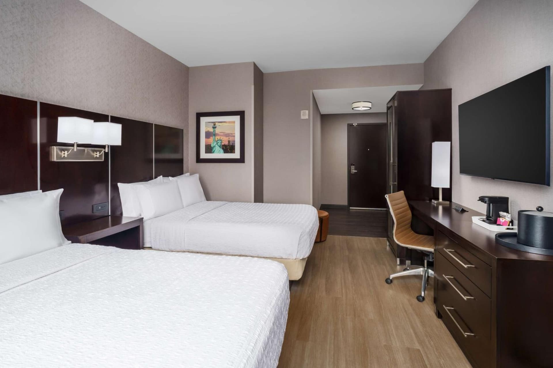 Double Room with Two Double Beds with City View at Hampton Inn Times Square Central in New York, NY
