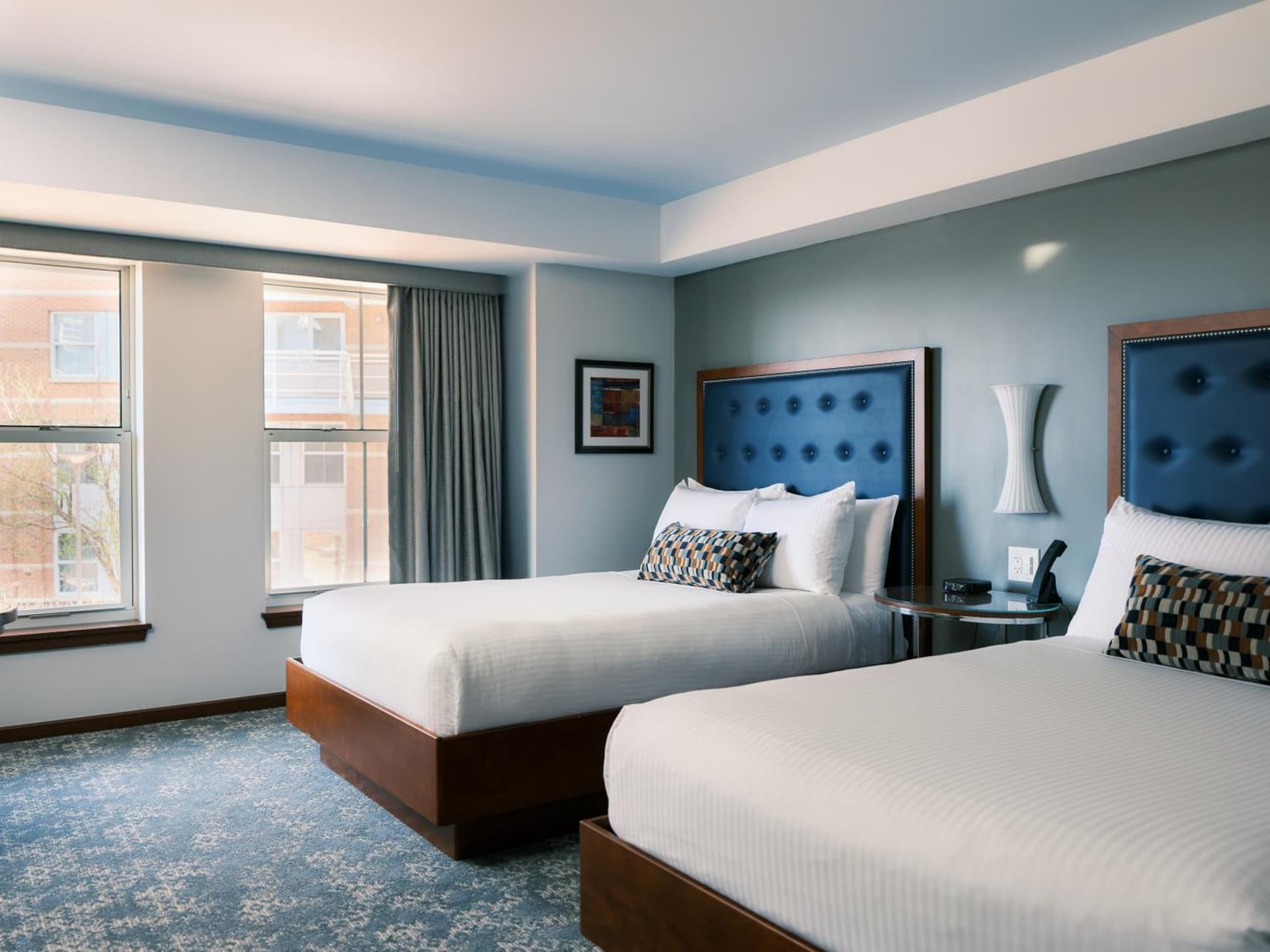 Deluxe Double Room with Two Double Beds at Battery Wharf Hotel, Boston Waterfront in Boston, MA