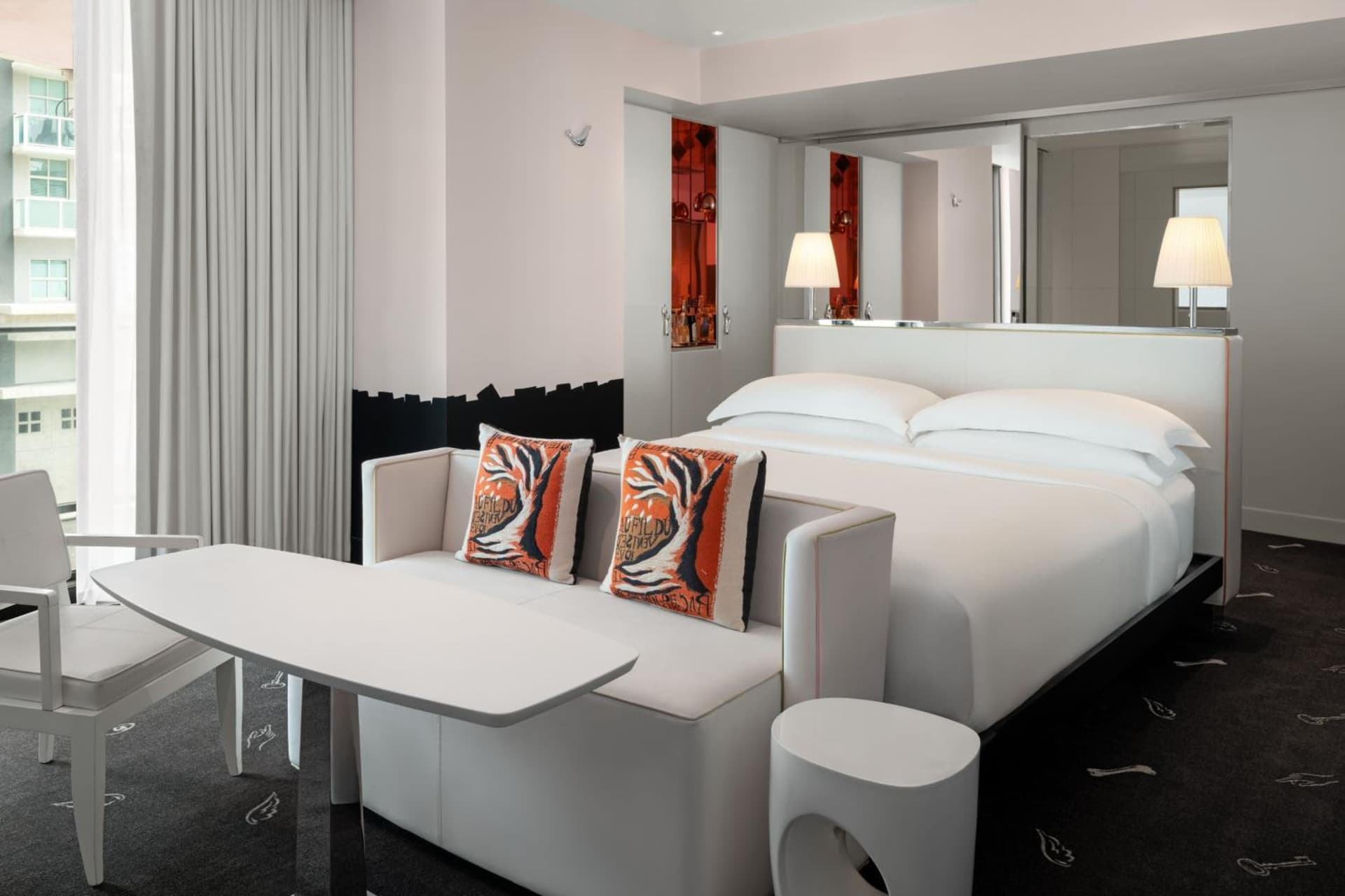 Premier King Room with Balcony and City View at Dua Miami, Autograph Collection in Miami, FL