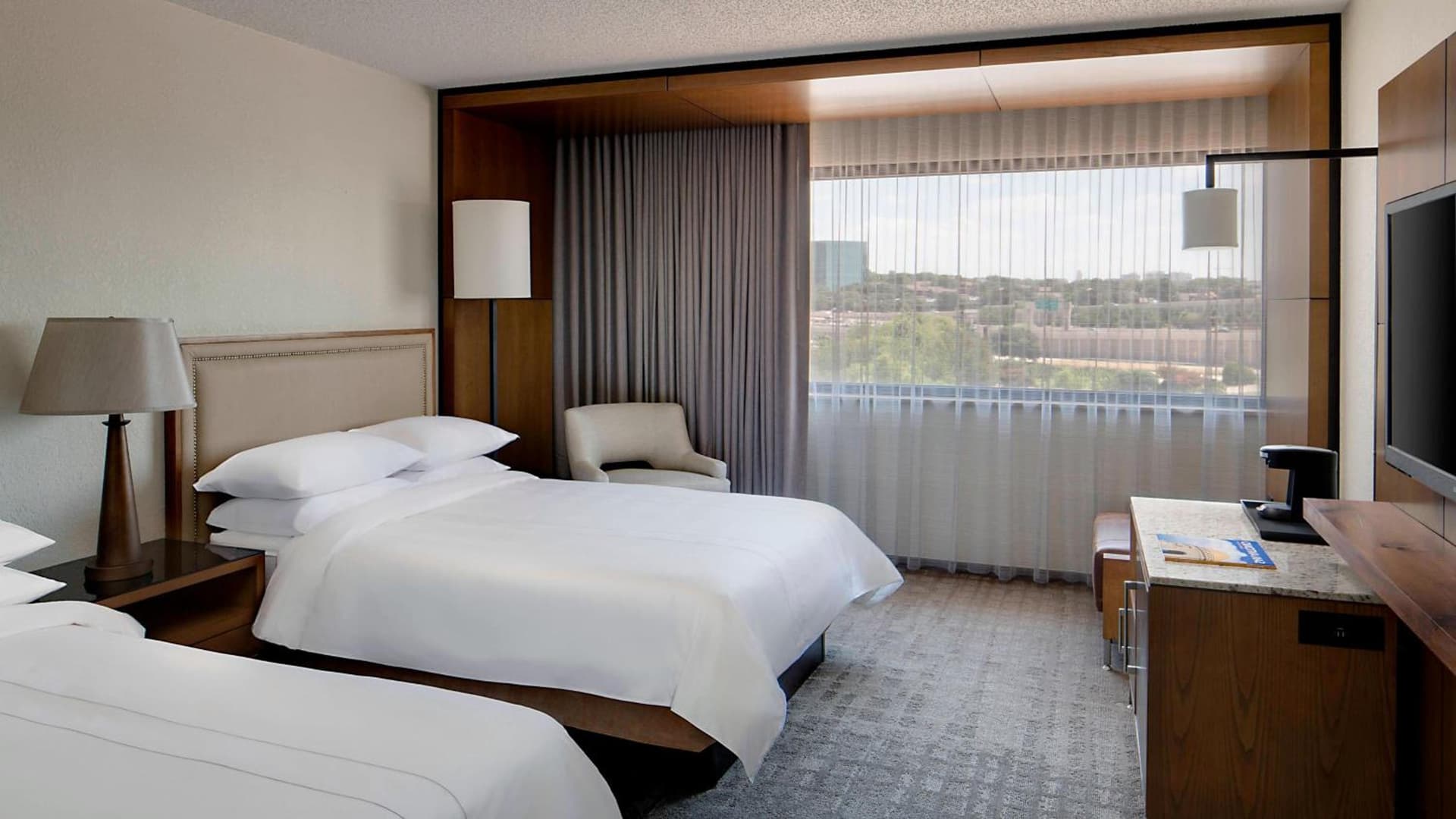 Room with Two Double Beds at San Antonio Marriott Northwest Medical Center in San Antonio, TX