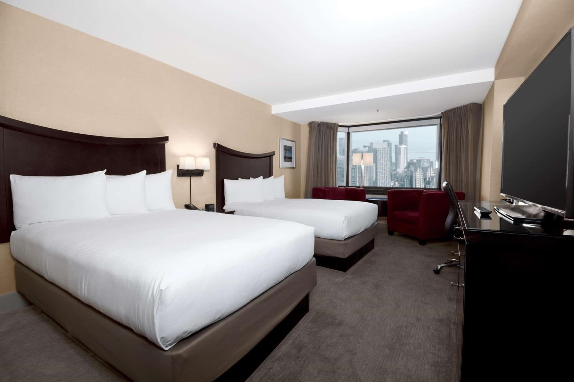 Double Room with Two Double Beds at Hilton Parc 55 San Francisco Union Square in San Francisco, CA