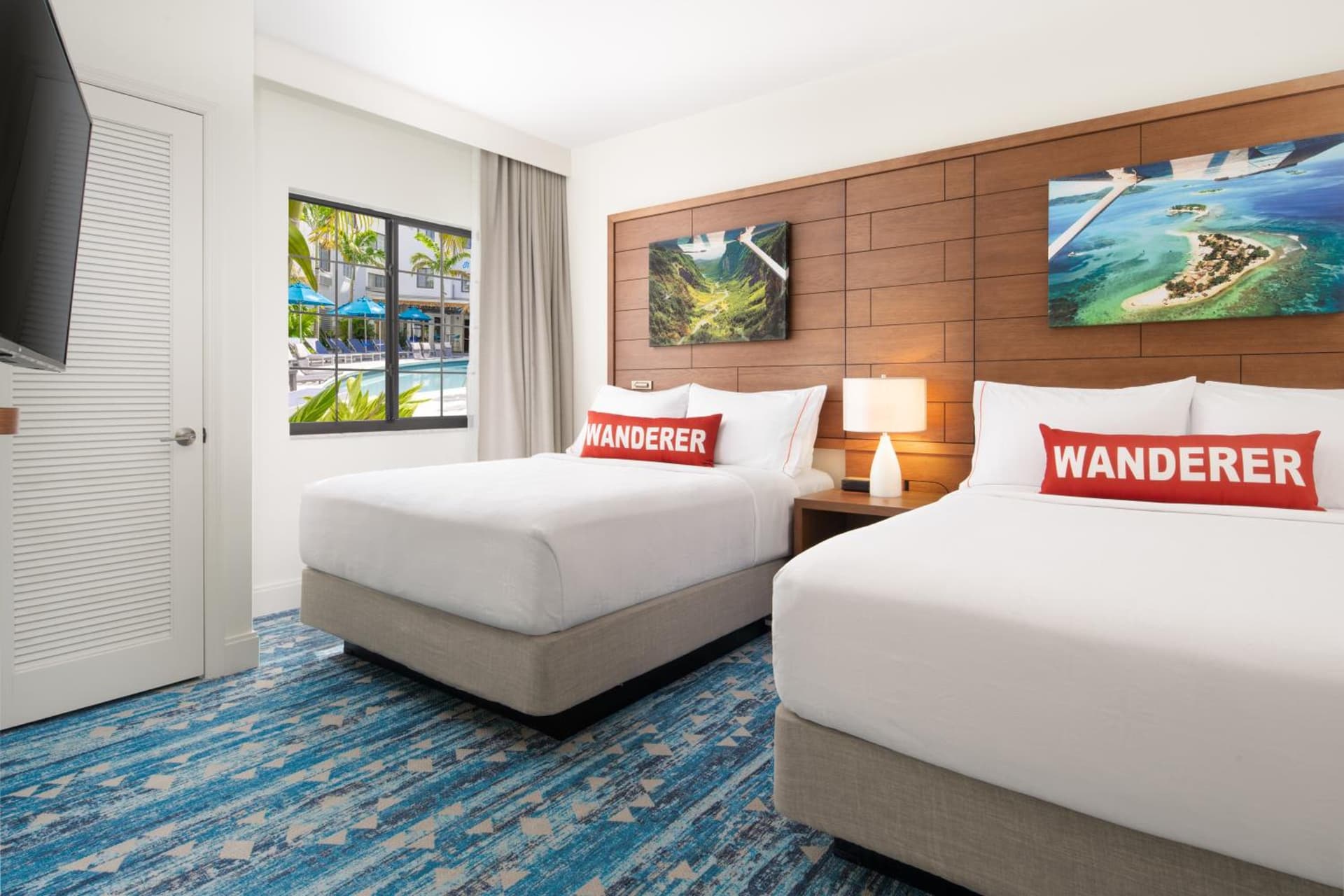 Queen Suite with Pool View at Compass by Margaritaville Hotel Naples in Naples, FL