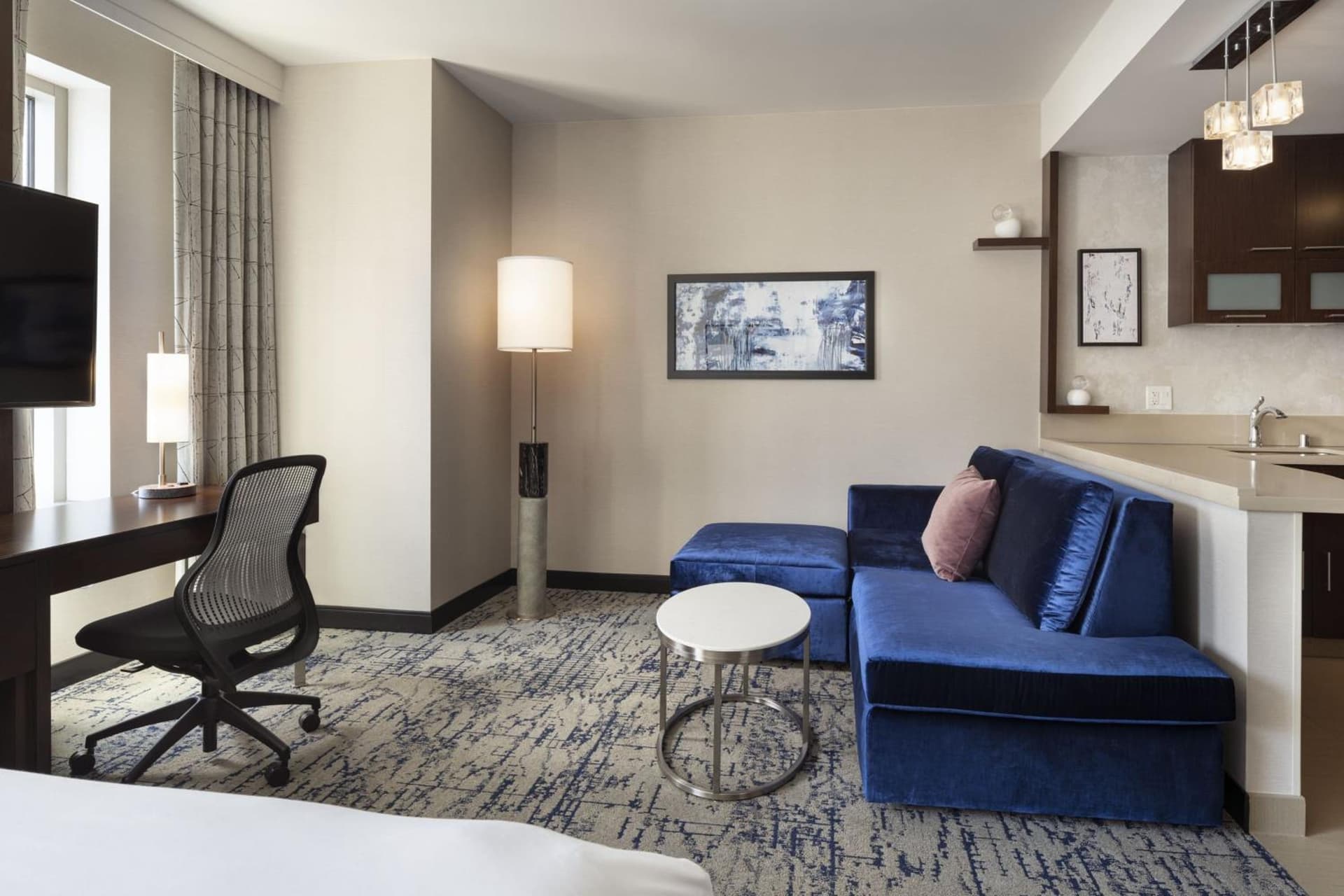 King Studio with Sofa Bed at Residence Inn by Marriott Los Angeles L.A. LIVE in Los Angeles, CA