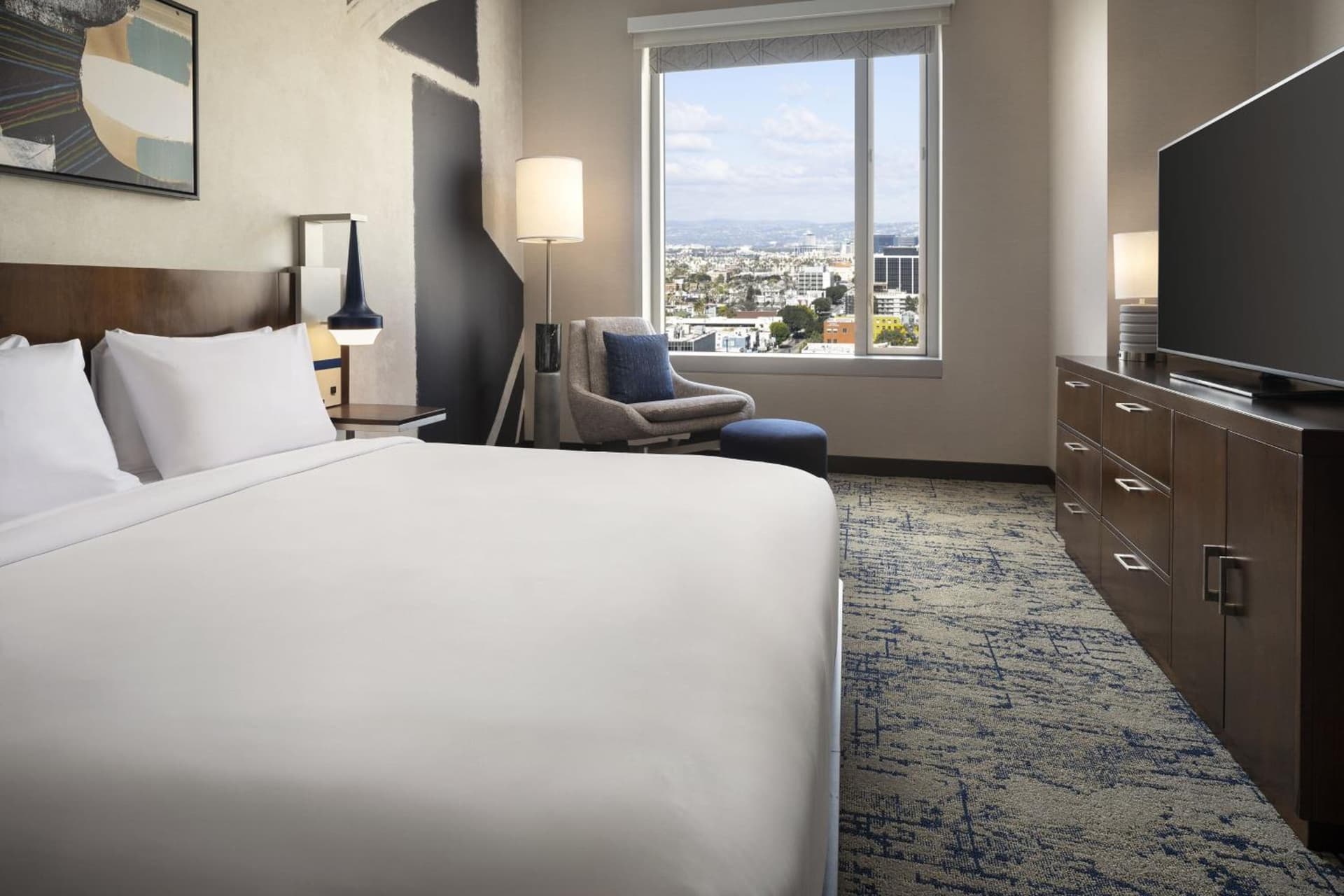 Deluxe One-Bedroom Suite at Residence Inn by Marriott Los Angeles L.A. LIVE in Los Angeles, CA