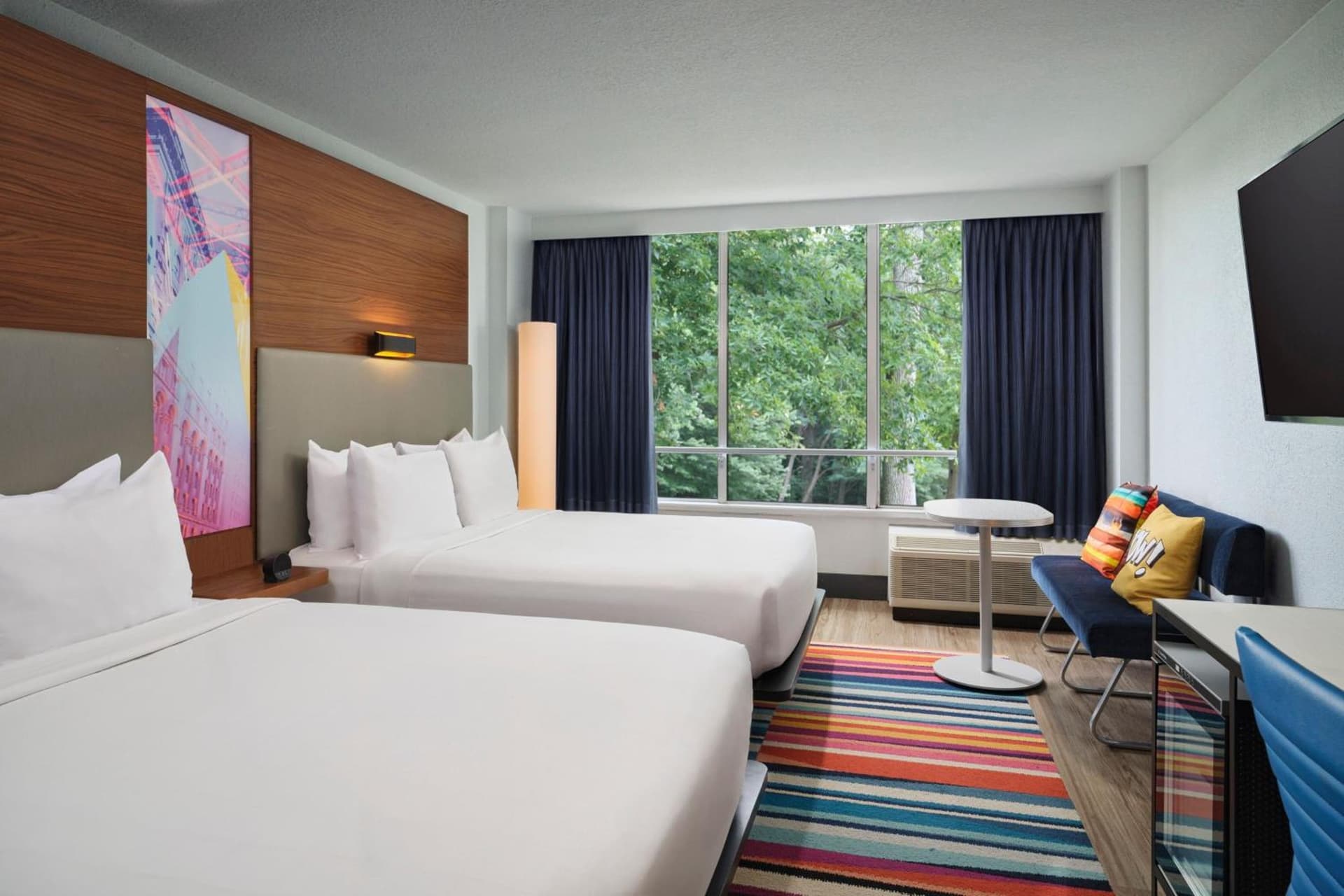Double Room with Two Double Beds - Hearing Accessible  at Aloft Miami Dadeland in Kendall, FL