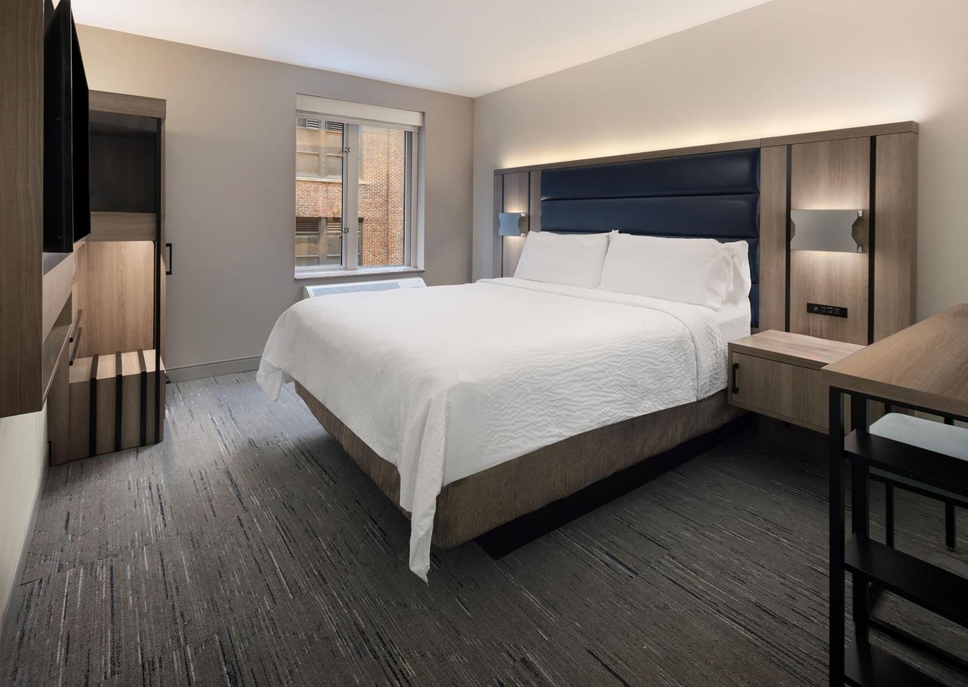 Standard King Room with Mobility Accessible Roll-In Shower at Holiday Inn Express NYC Chelsea - NoMad Area by IHG in New York, NY