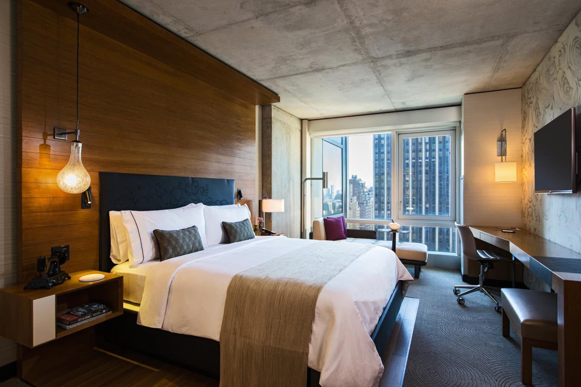 King Room with Skyline View  at Renaissance New York Midtown Hotel in New York, NY