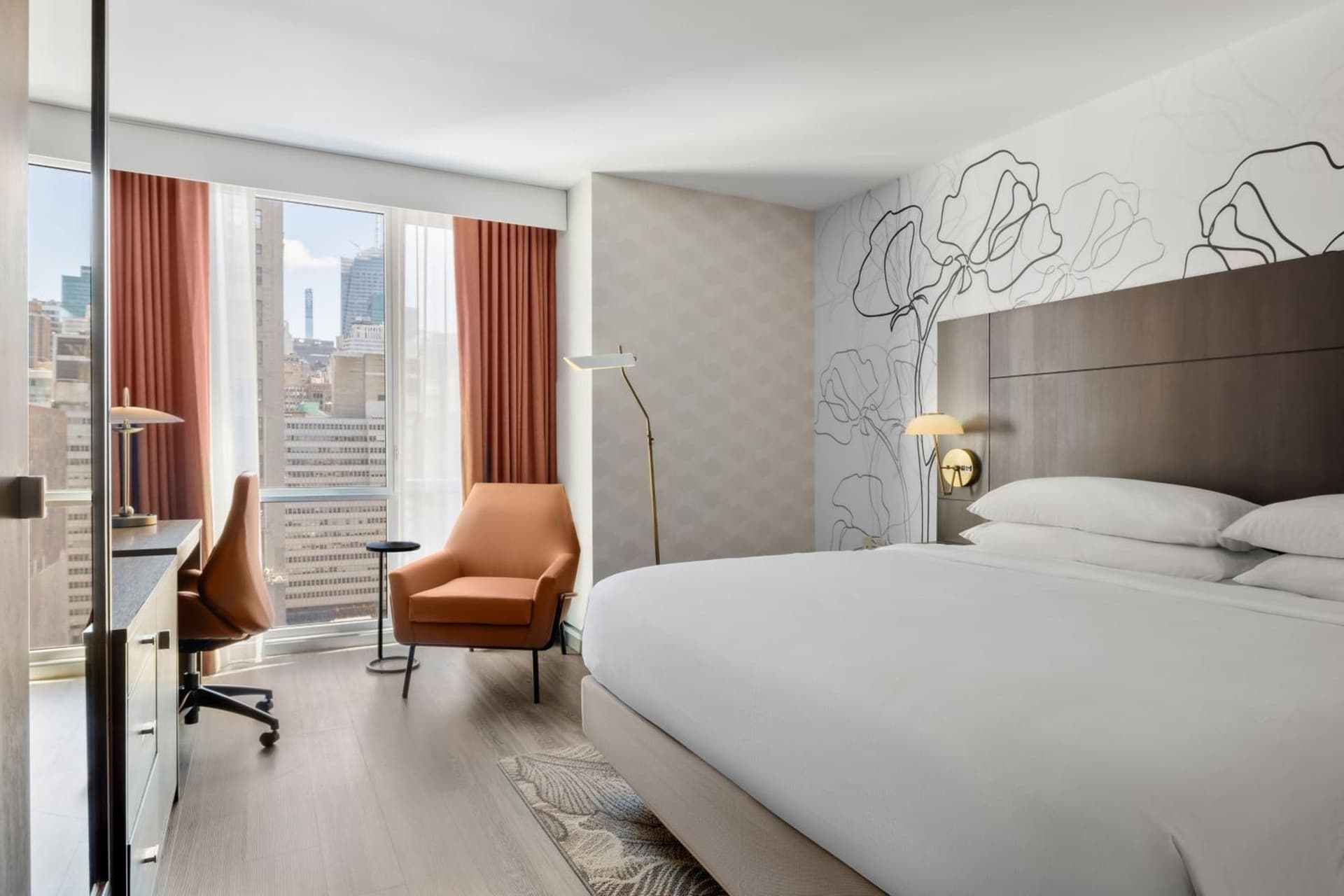 Deluxe King Room at Courtyard by Marriott New York Manhattan/Chelsea in New York, NY