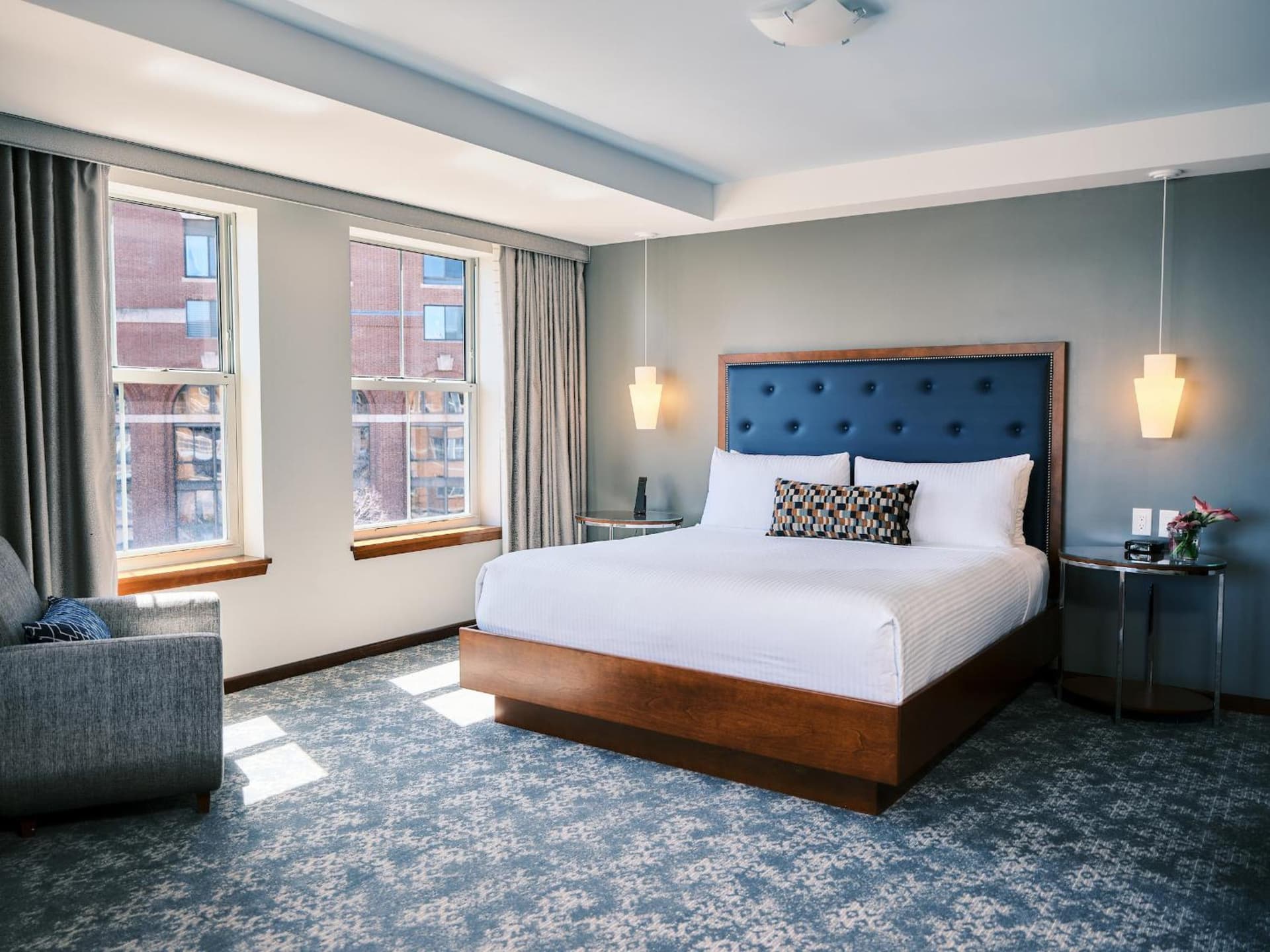 Deluxe Queen Room at Battery Wharf Hotel, Boston Waterfront in Boston, MA