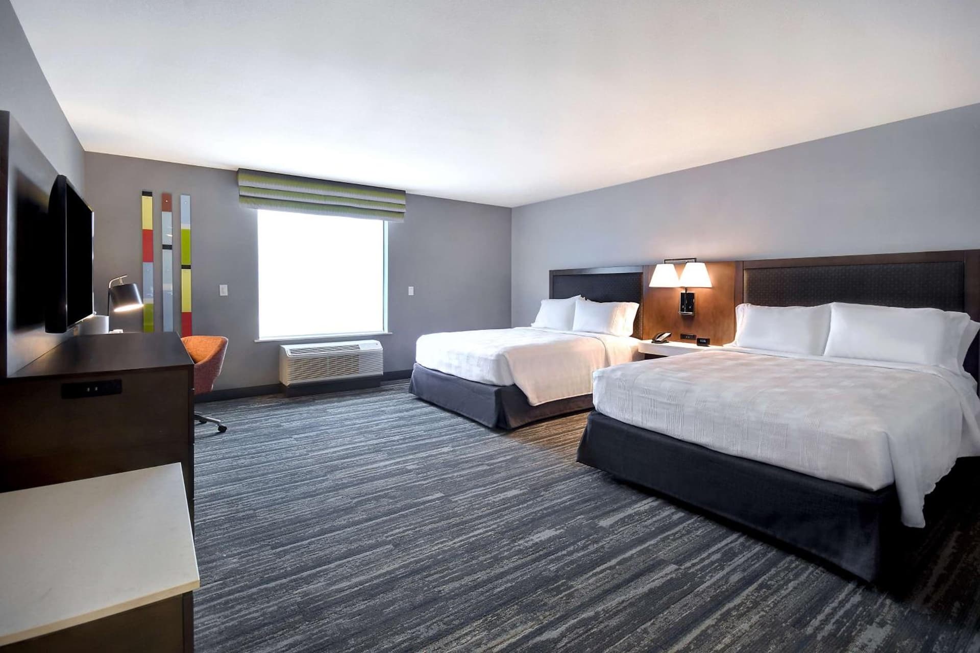 Queen Room with Two Queen Beds at Hampton Inn & Suites Las Vegas Convention Center - No Resort Fee in Las Vegas, NV