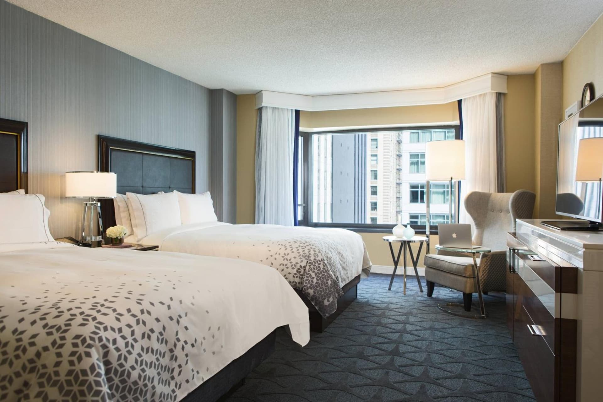 Queen Room with Two Queen Beds at Renaissance Chicago Downtown Hotel in Chicago, IL