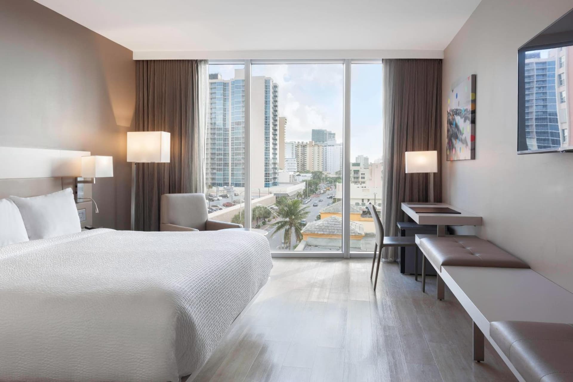 King Room with City View at AC Hotel by Marriott Miami Beach in Miami Beach, FL