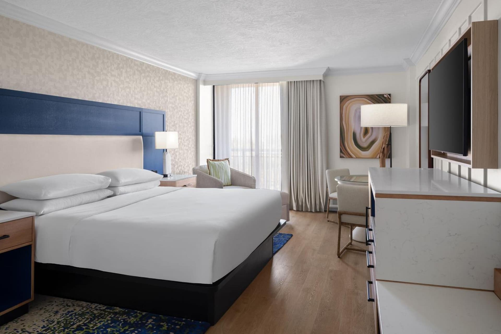 King Room with Balcony at Clearwater Beach Sheraton Resort on Sand Key in Clearwater Beach, FL