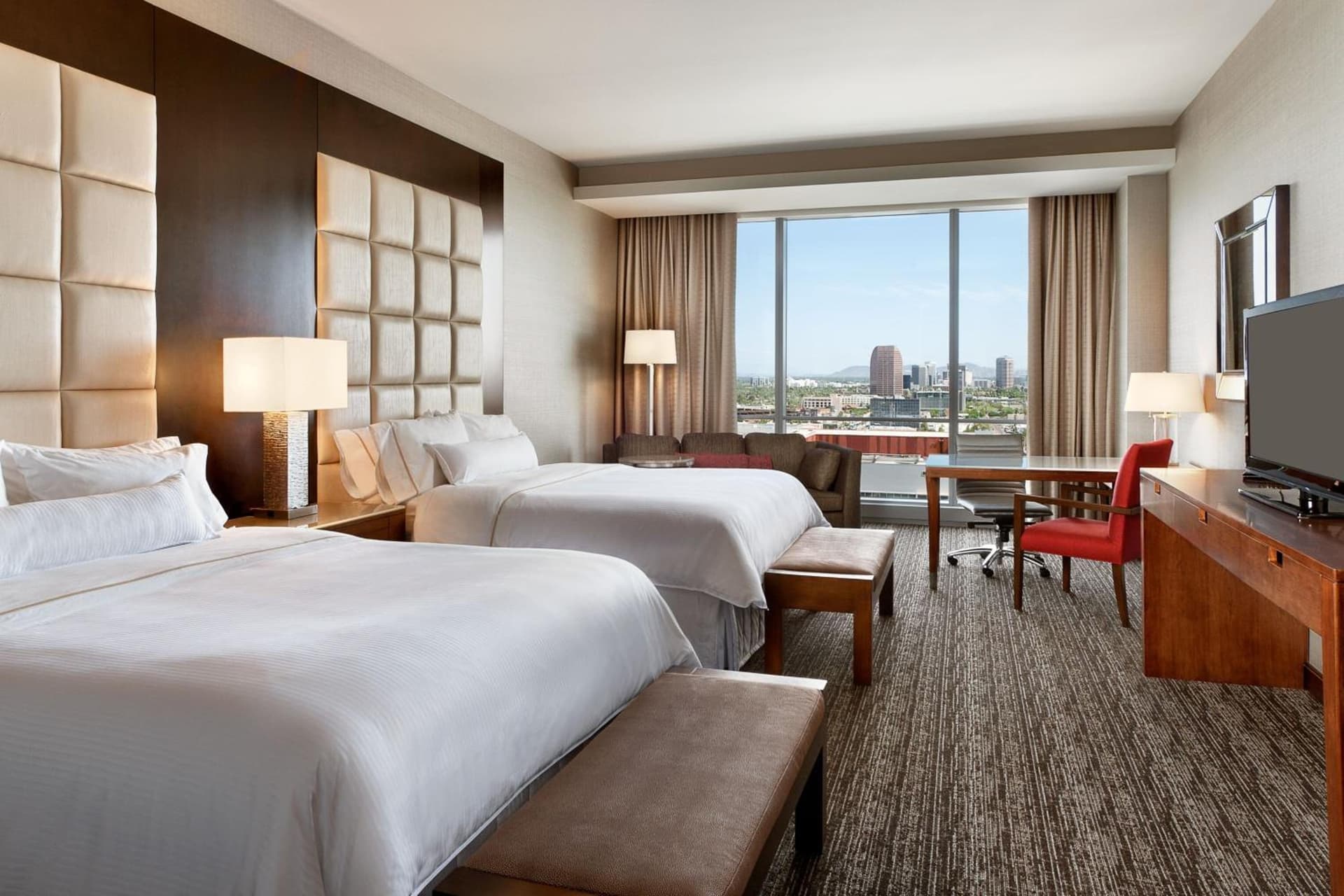 Deluxe Queen Room with Two Queen Beds and Premium View at The Westin Phoenix Downtown in Phoenix, AZ