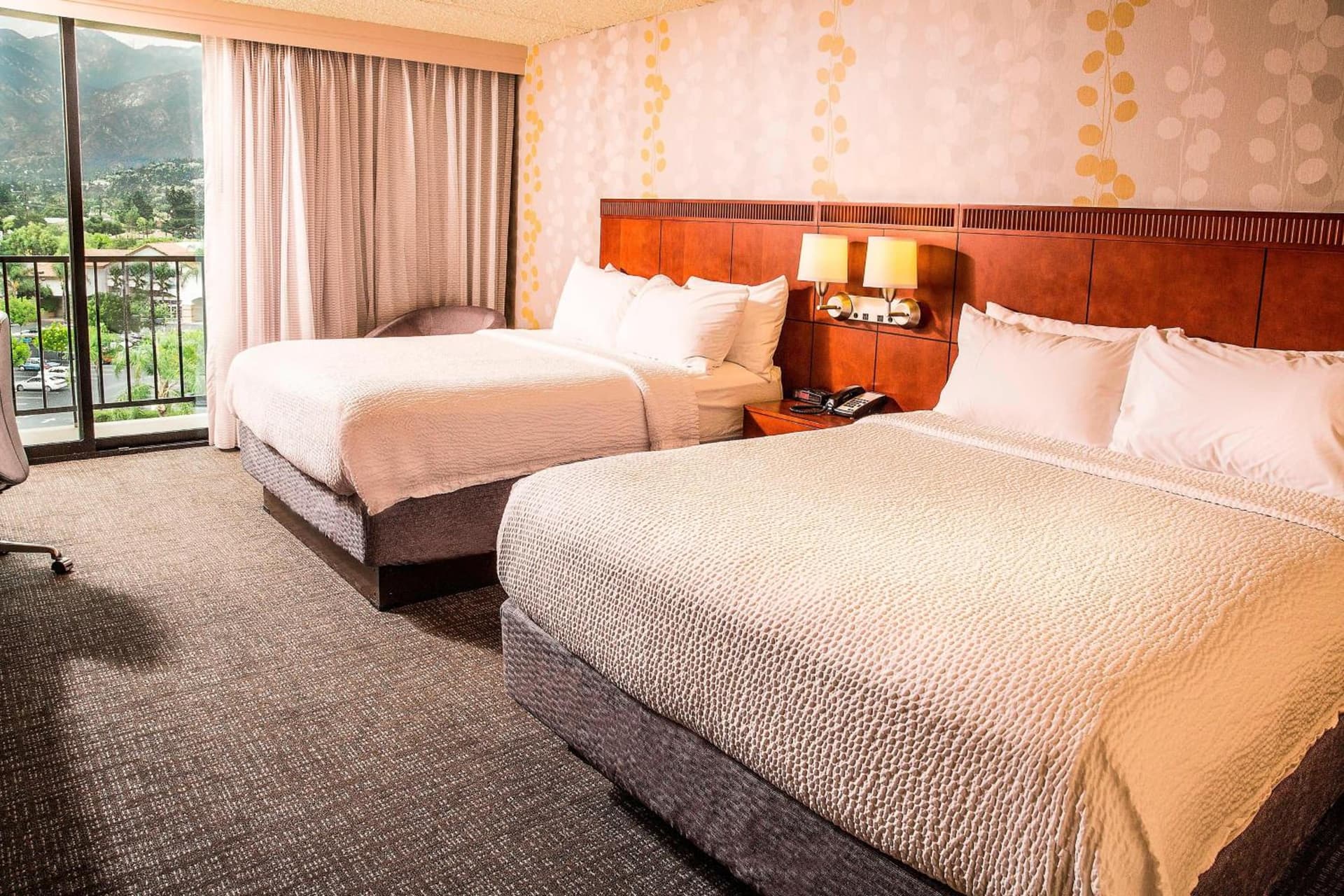 Queen Room with Two Queen Beds at Courtyard by Marriott Los Angeles Pasadena/Monrovia in Monrovia, CA