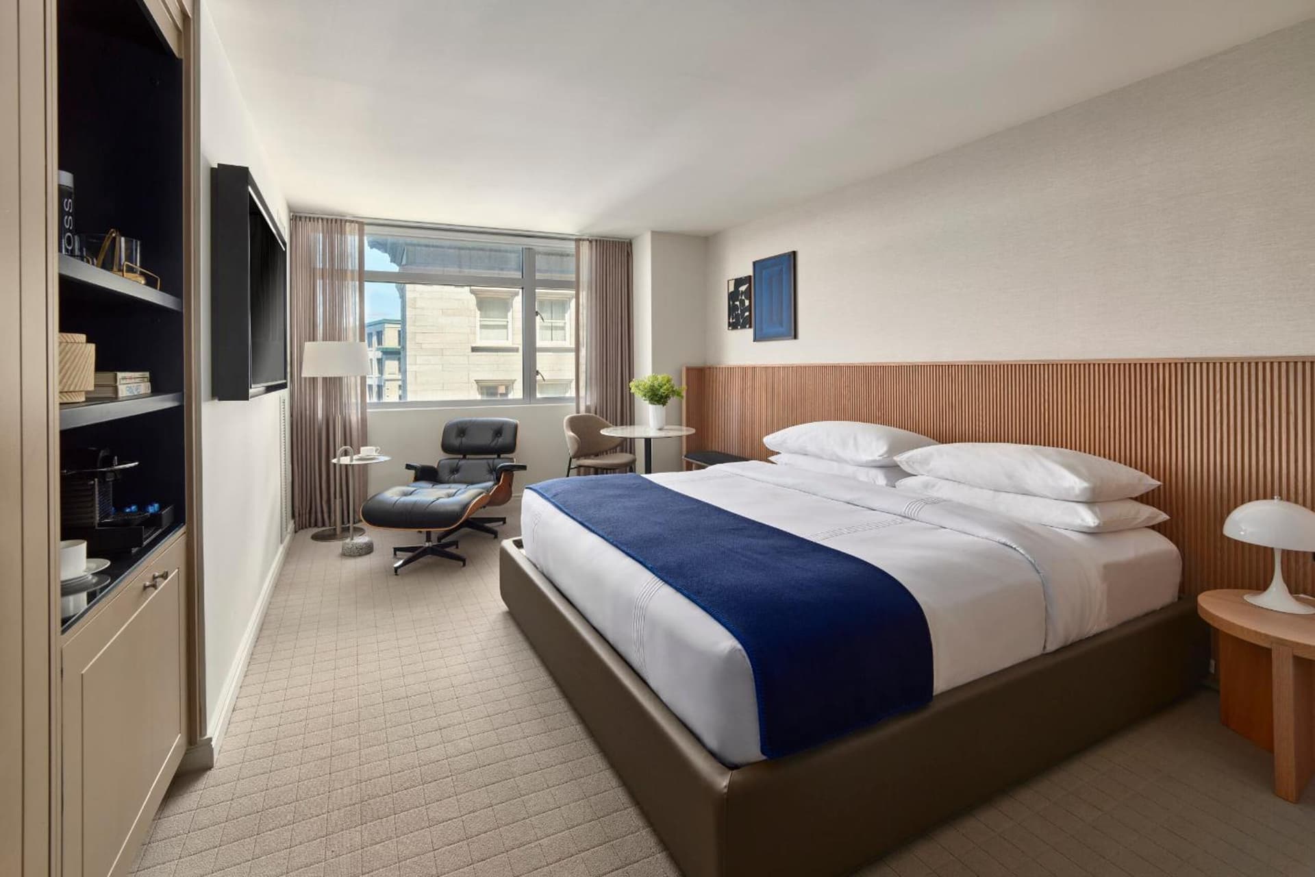 Deluxe King Room at Hotel AKA Boston Common in Boston, MA