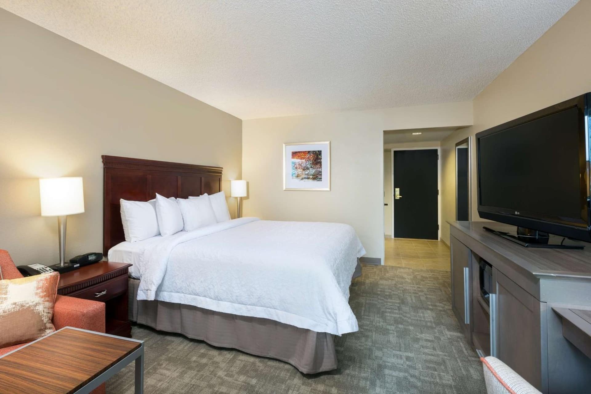 King Room with Sofa Bed and Walk-In Shower - Non-Smoking at Hampton Inn Houston Near the Galleria in Houston, TX