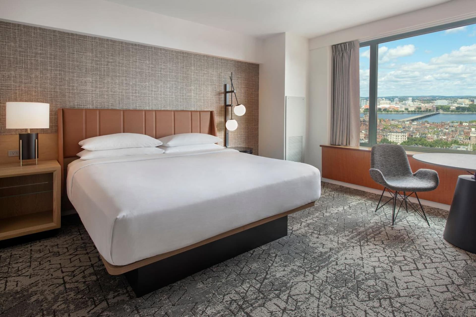 Premium King Room with Charles River View - Hearing Accessible at Sheraton Boston Hotel in Boston, MA