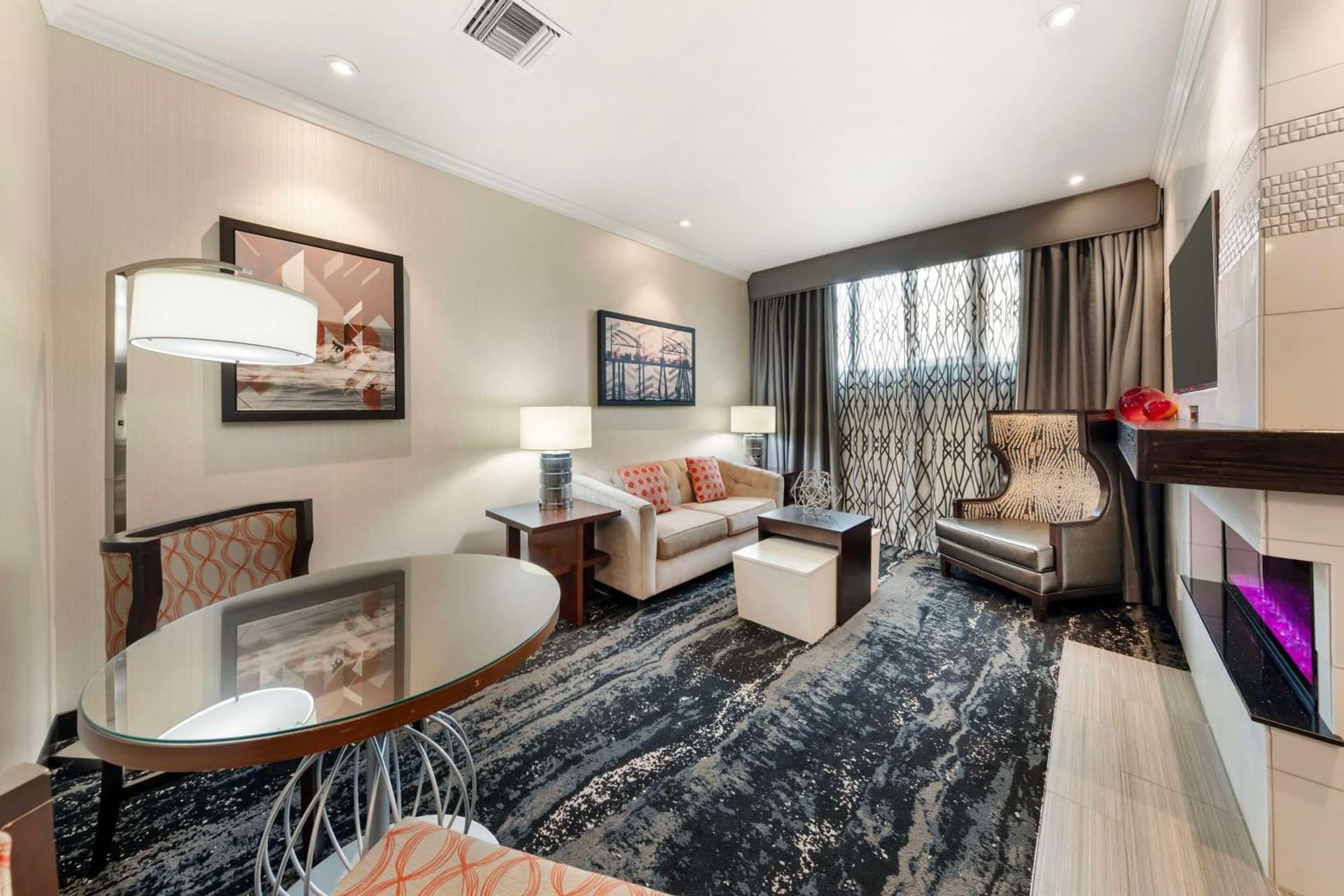 King Suite with Fireplace - Non-Smoking at Best Western Plus Redondo Beach Inn in Redondo Beach, CA