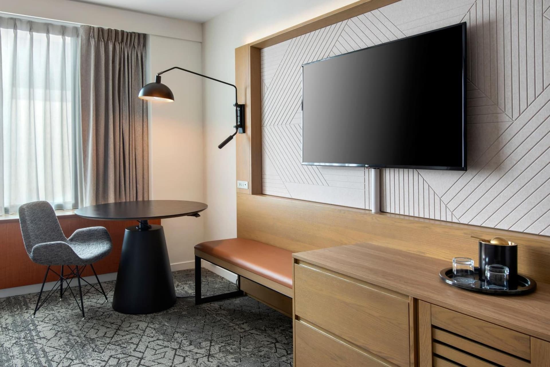 Larger King Guest Room, Larger Guest room, 1 King, Sofa bed at Sheraton Boston Hotel in Boston, MA