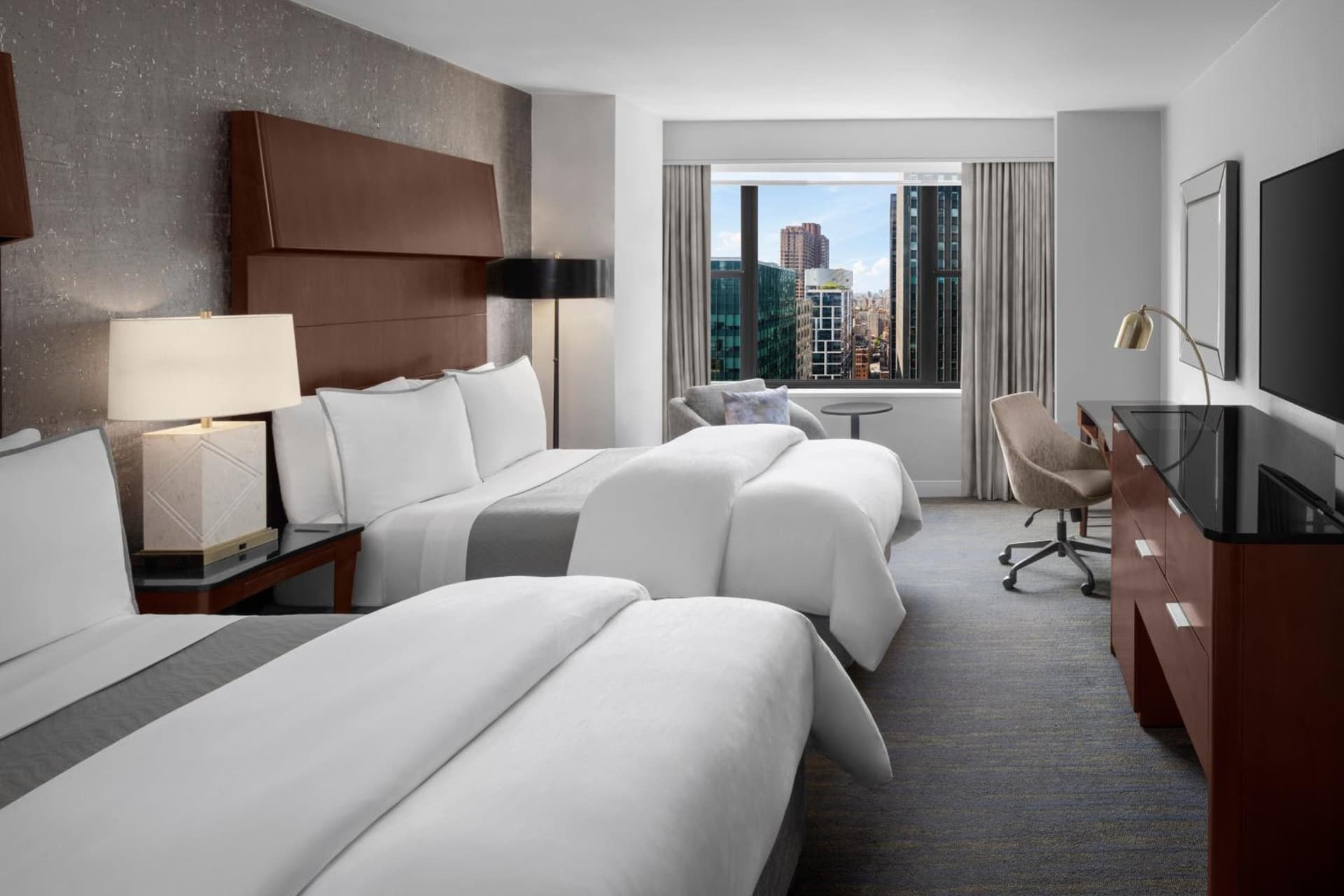 Traditional Double Room with Two Double Beds - Hearing Accessible at The Westin New York Grand Central in New York, NY