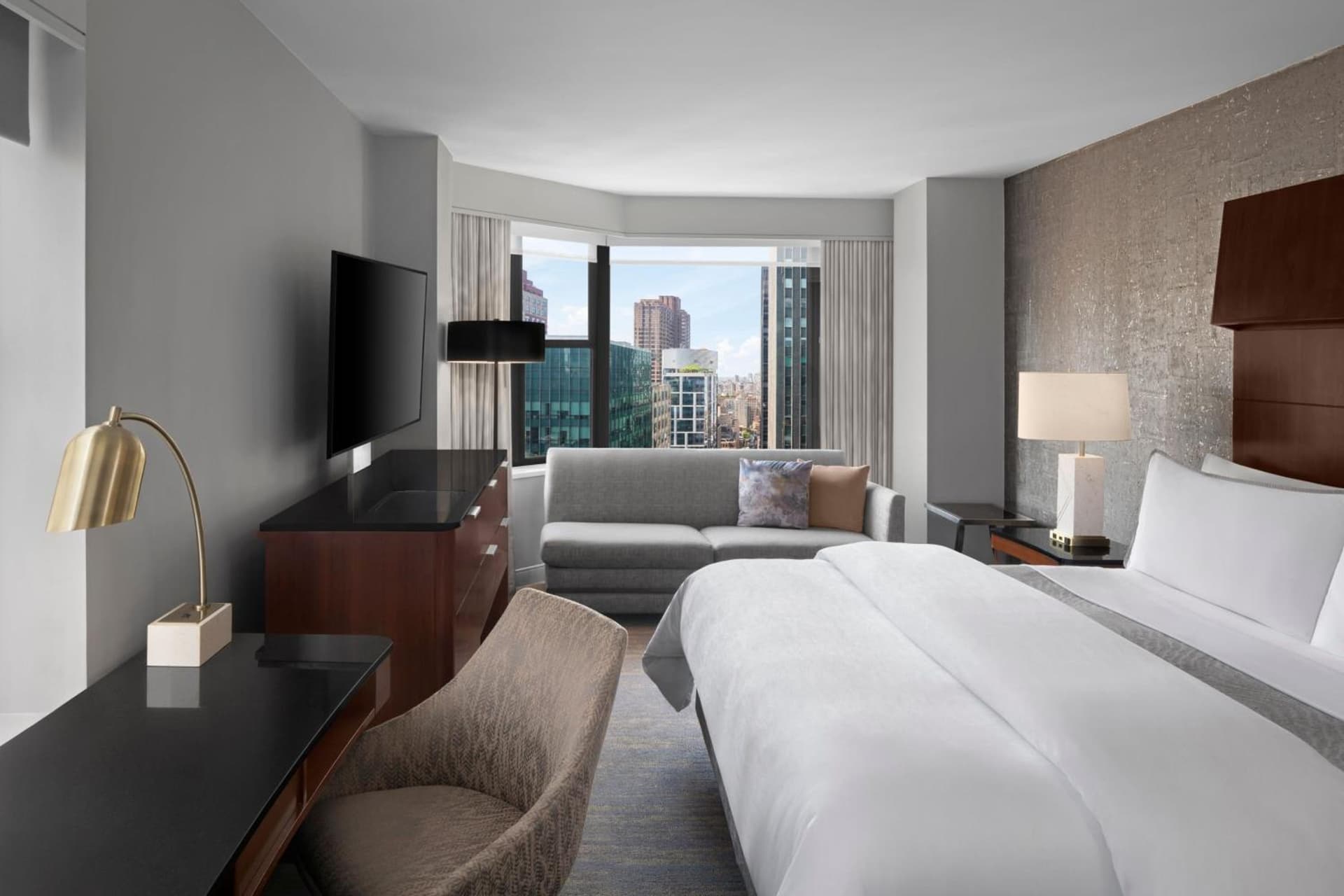 Premium King View, Guest room, 1 King, Sofa bed at The Westin New York Grand Central in New York, NY
