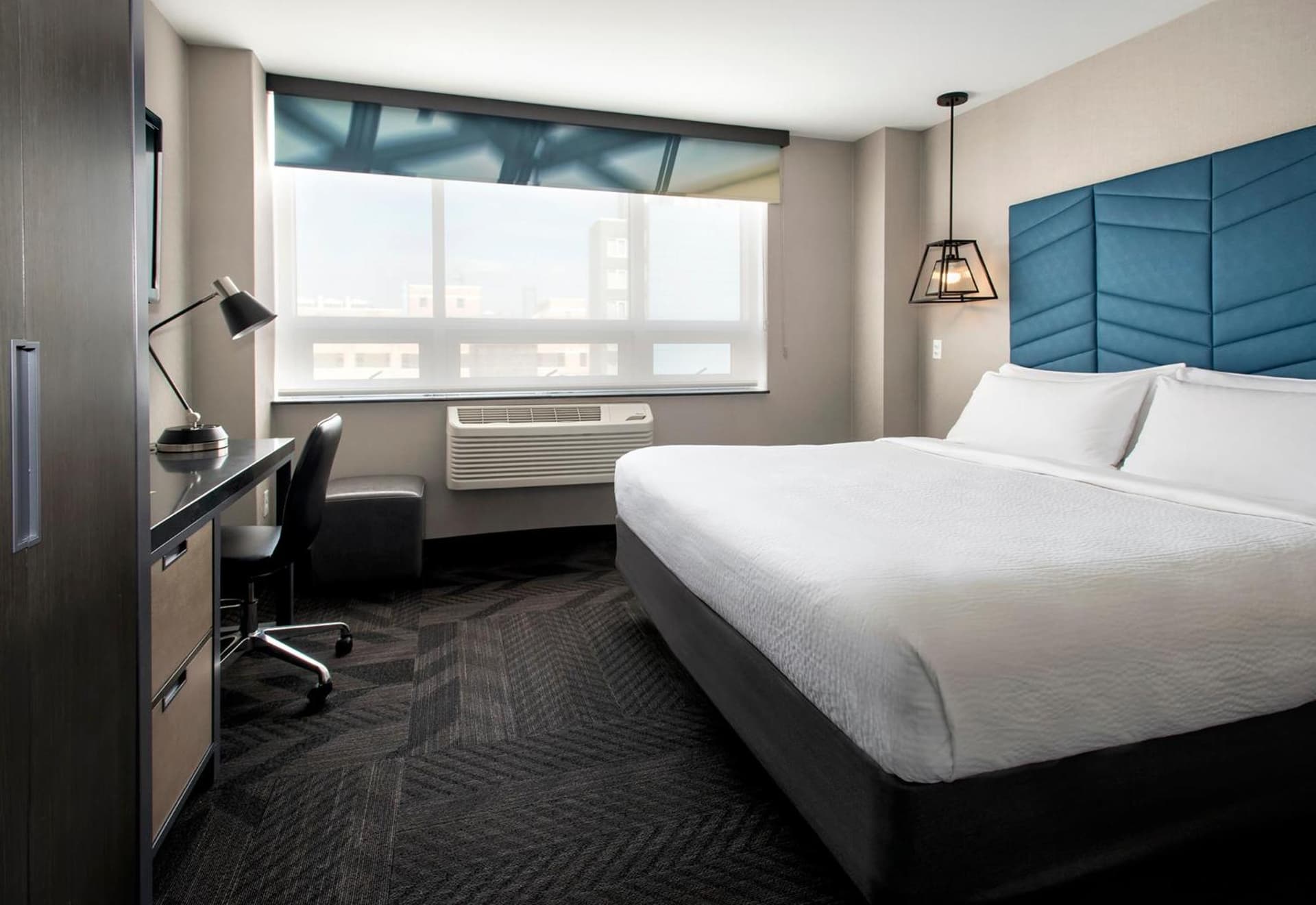 Guest room, 1 King, Corner room, High floor at Four Points by Sheraton Manhattan SoHo Village in New York, NY