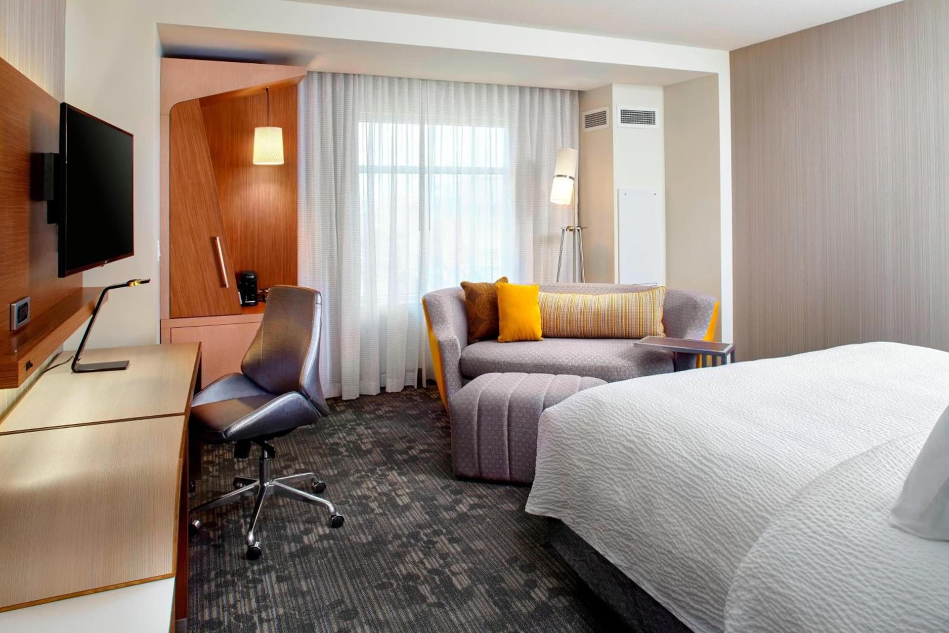 King Room with Sofa Bed - Hearing Accessible at Courtyard by Marriott Orlando Lake Nona in Orlando, FL