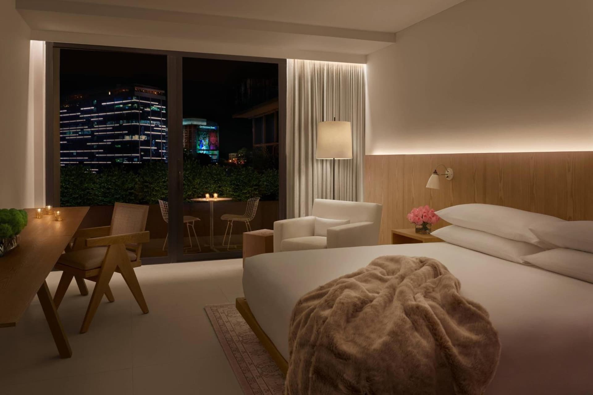 Deluxe King Room with Terrace - Hearing Accessible at The West Hollywood EDITION in Los Angeles, CA