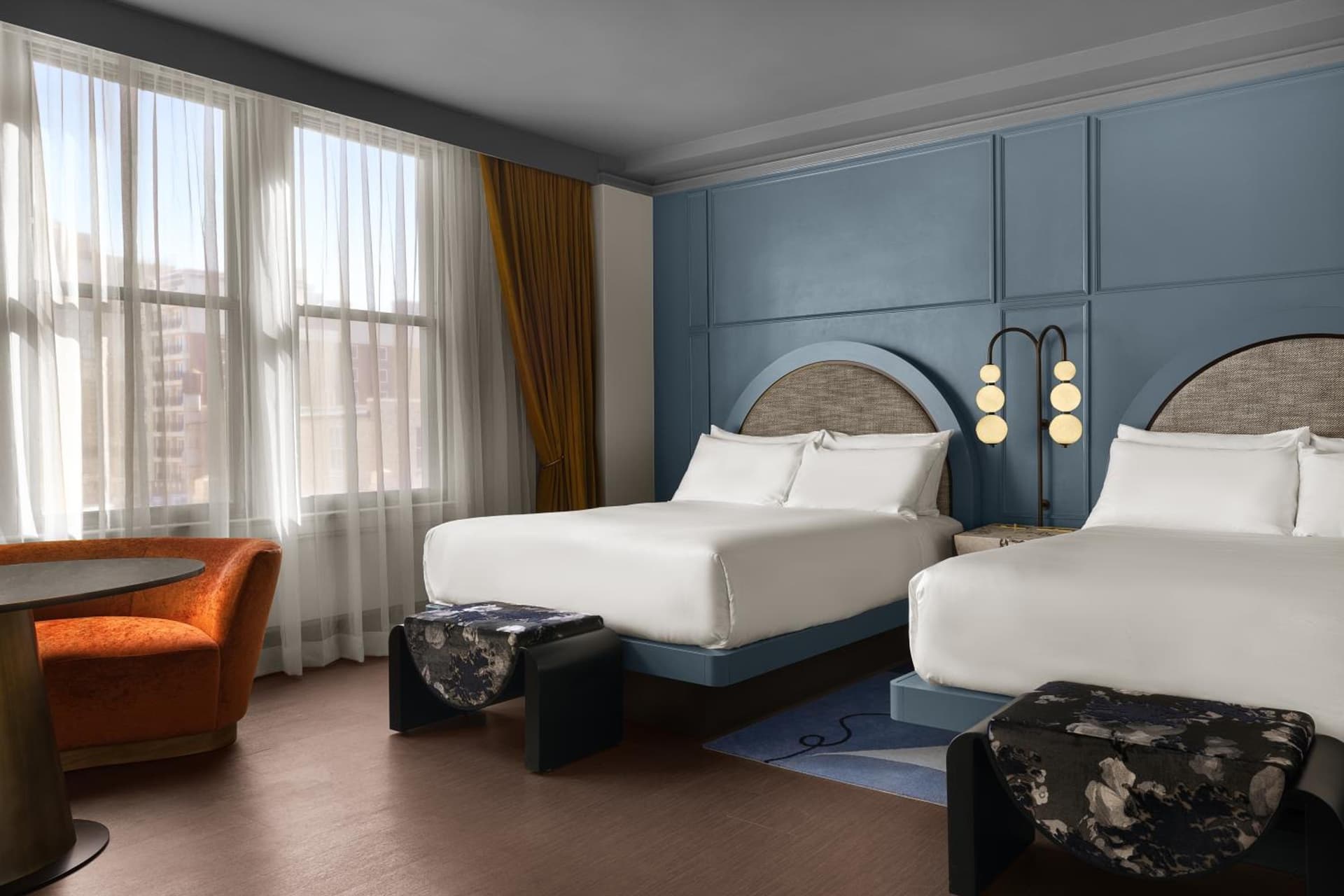 Producer Queen Room with Two Queen Beds at The Gunter Hotel San Antonio Riverwalk in San Antonio, TX