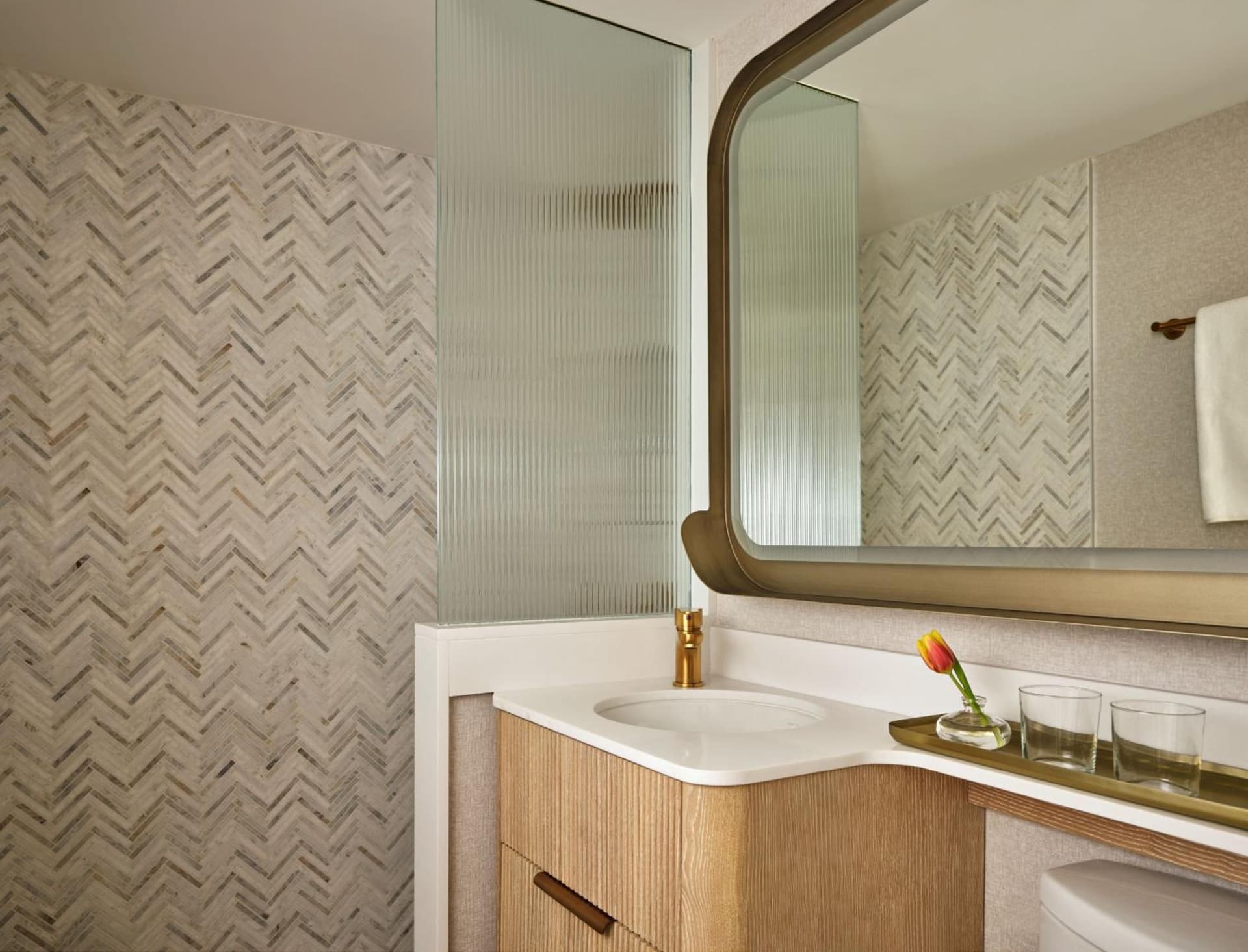 Queen Room with Two Queen Beds and Walk-In Shower at Kimpton Ashbel New York Park Avenue in New York, NY