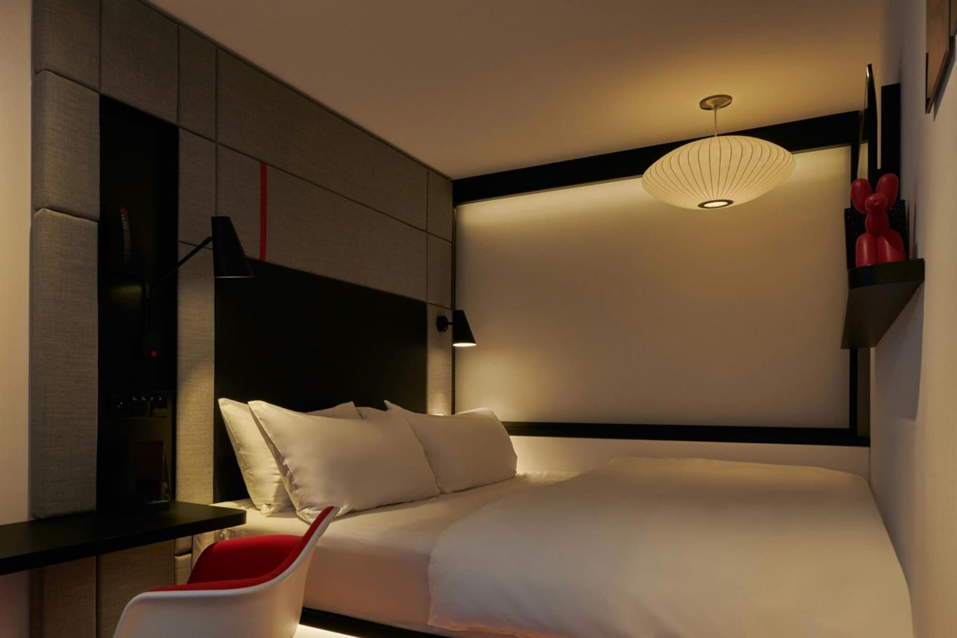 King Room with Premium View at citizenM Los Angeles Downtown in Los Angeles, CA