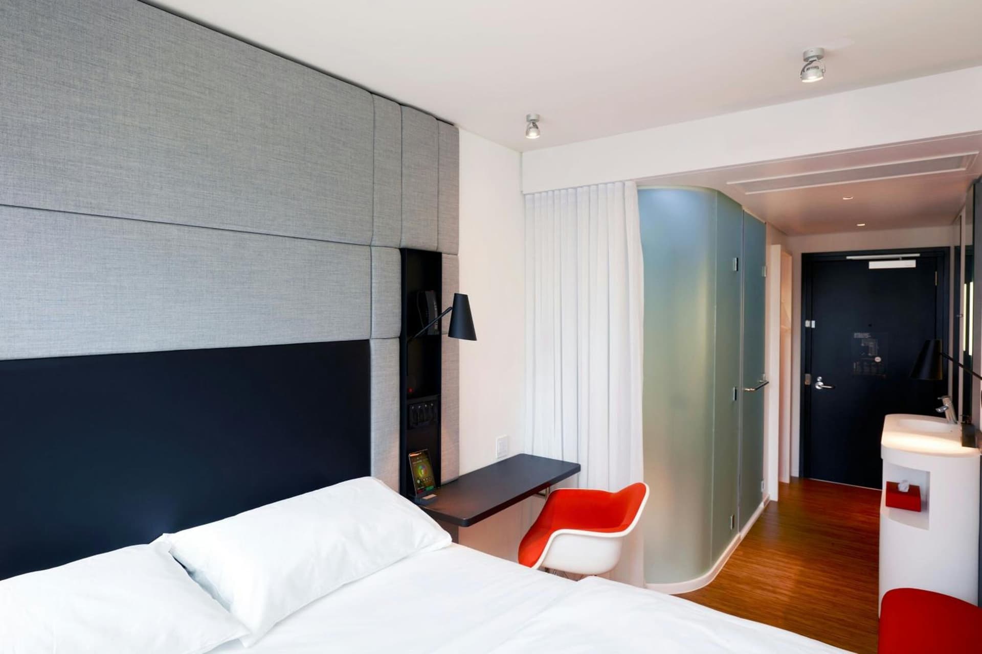 King Room with Premium View at citizenM Los Angeles Downtown in Los Angeles, CA