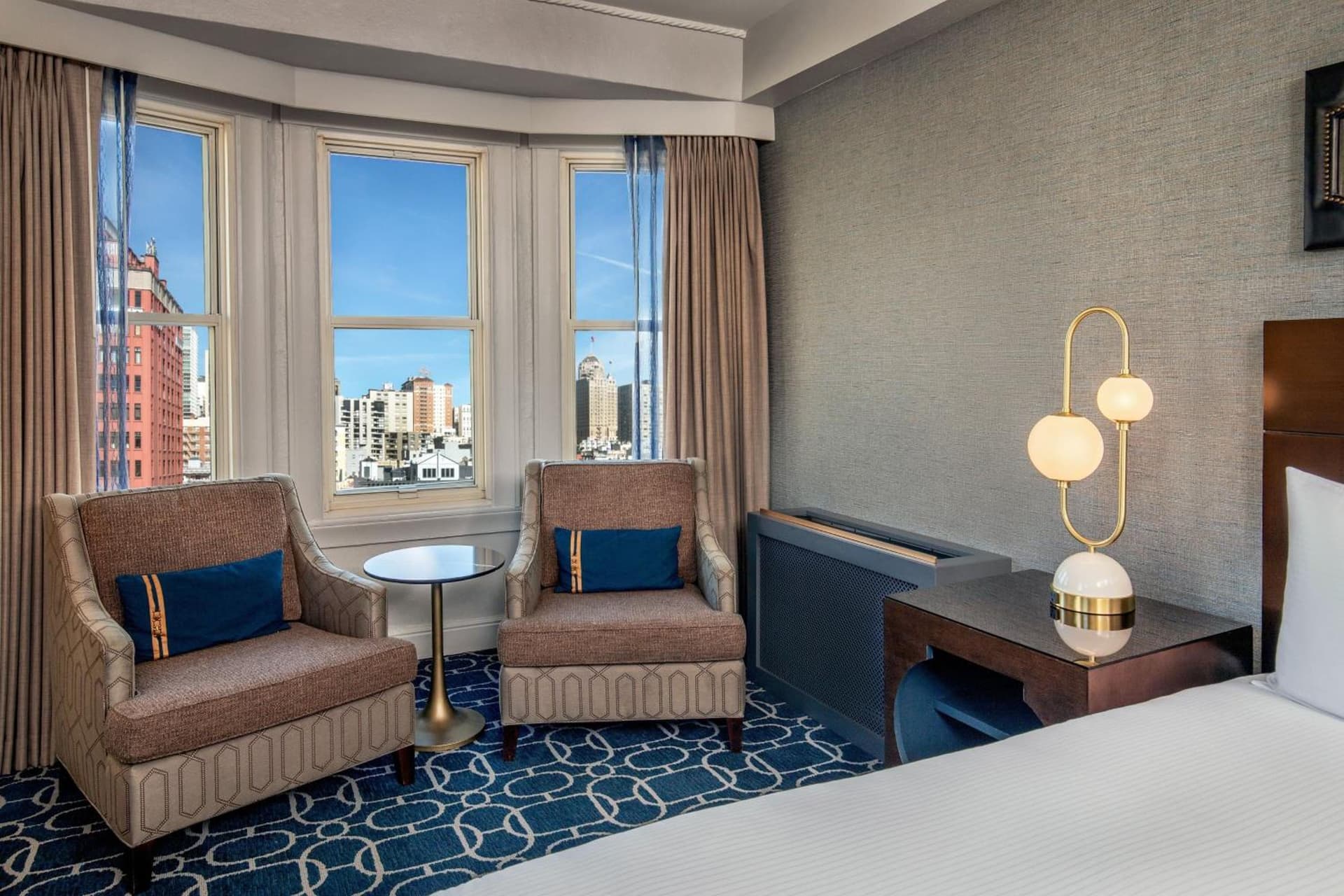 Queen Room with Adapted Tub - Mobility and Hearing Accessible at Hotel Adagio, Autograph Collection in San Francisco, CA