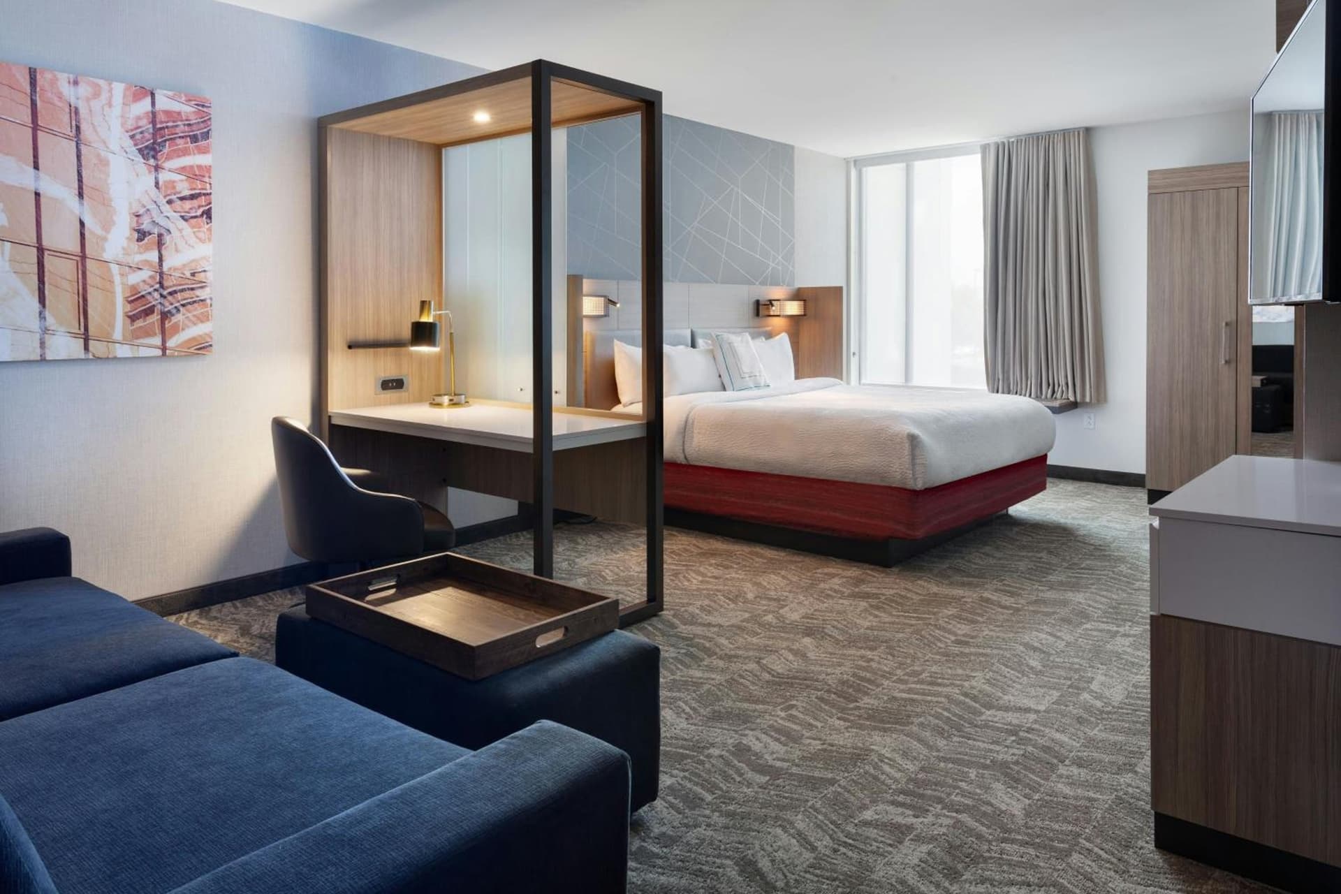 Corner King Suite at SpringHill Suites by Marriott Orlando at Millenia in Orlando, FL