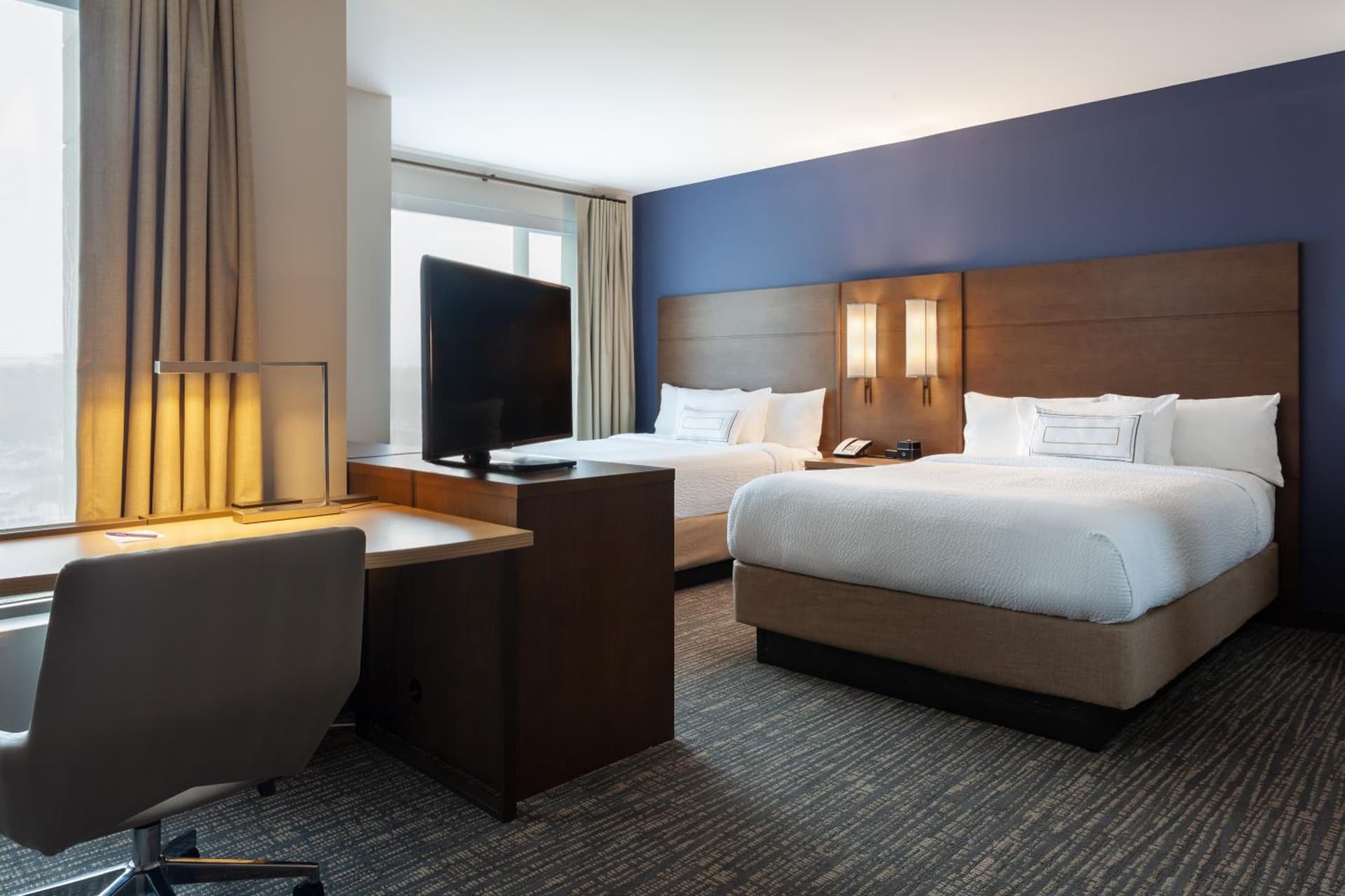 Studio Queen Suite with Sofa Bed - High Floor at Residence Inn by Marriott Orlando at Millenia in Orlando, FL