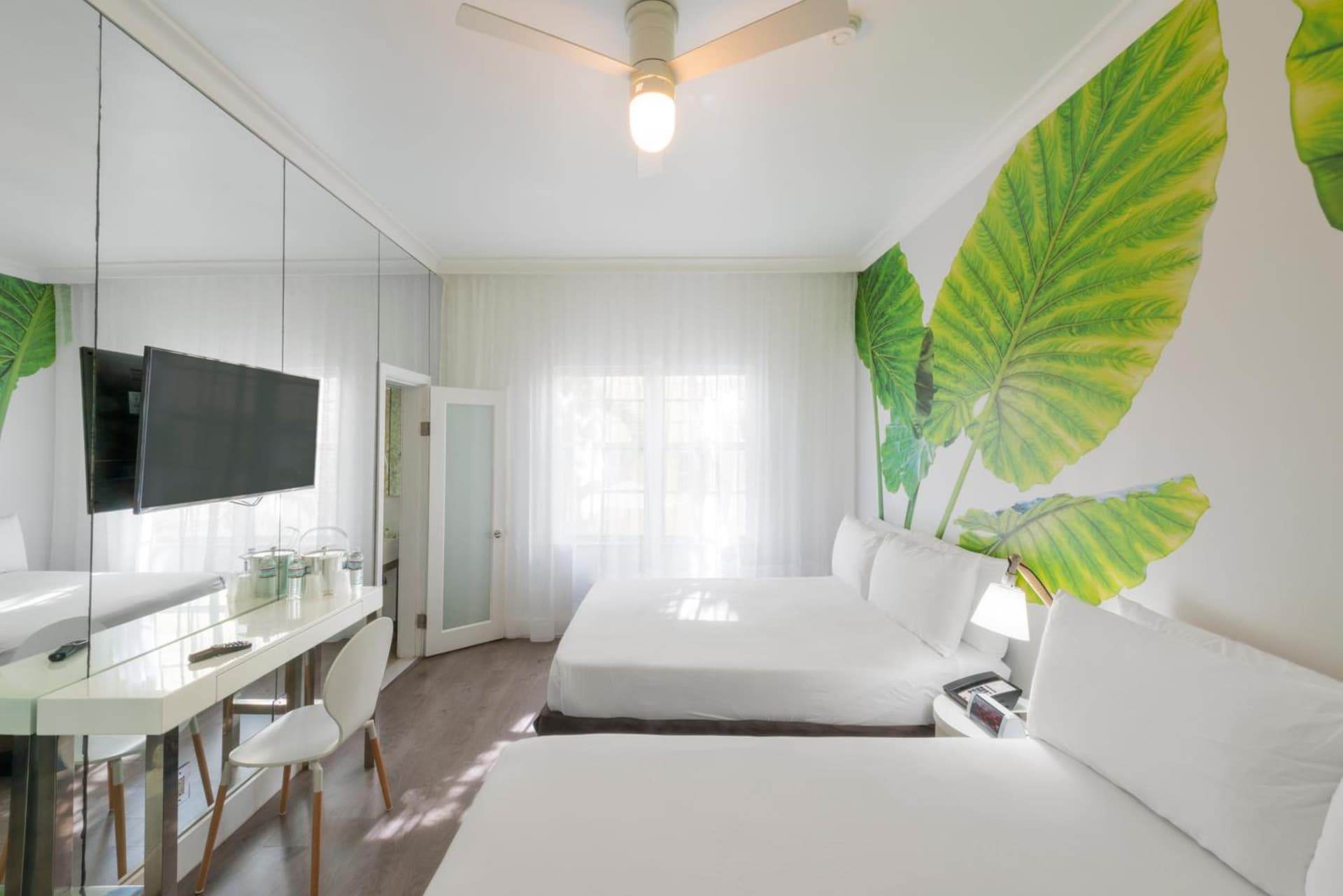 Traditional Room with Two Queen Beds at President Hotel in Miami Beach, FL