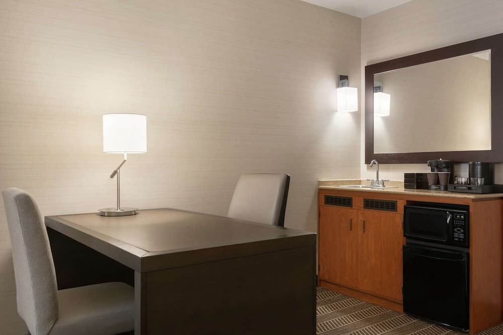 Suite, 1 King Bed, Accessible (Mobility & Hearing, Roll-in Shower) at Embassy Suites Boston at Logan Airport in Boston, MA