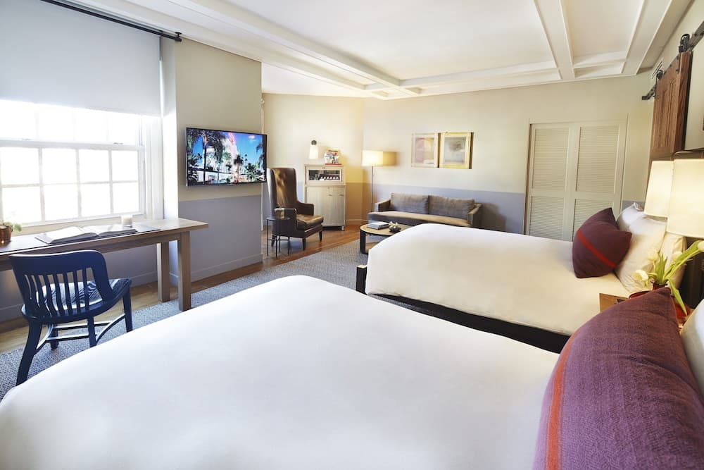 Deluxe Room, 2 Double Beds, Mobility Accessible at The Hollywood Roosevelt in Los Angeles, CA