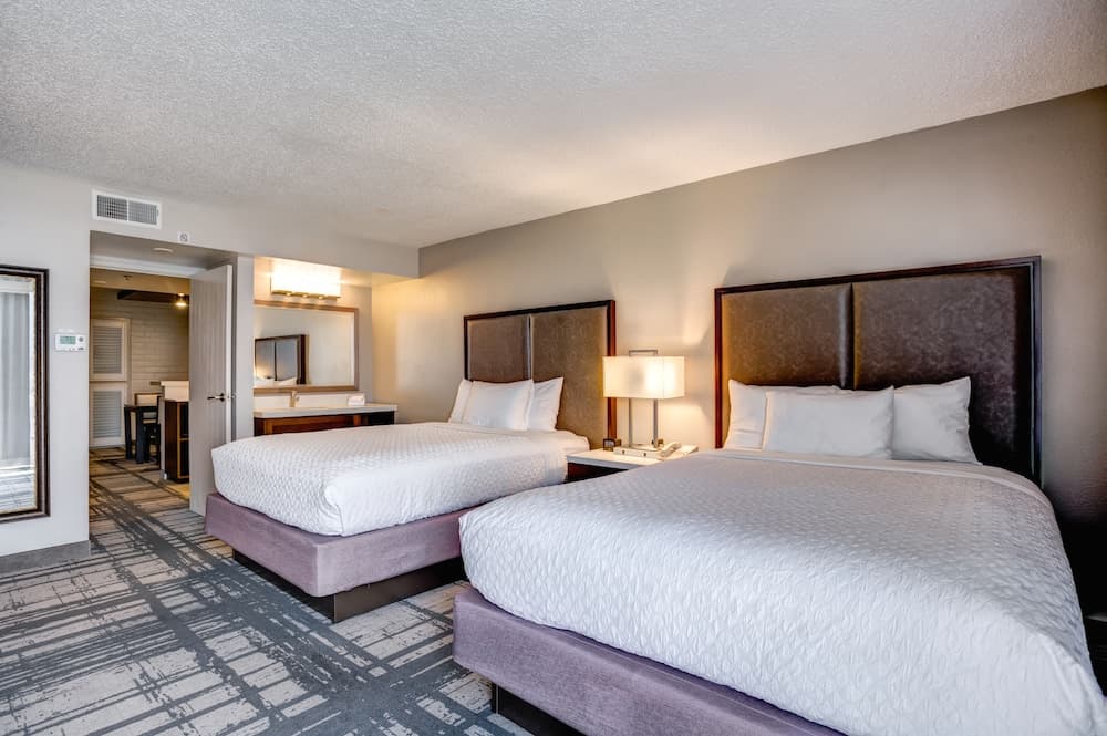 Suite, 2 Double Beds, Accessible, Bathtub at Embassy Suites by Hilton Orlando International Dr Conv Ctr in Orlando, FL