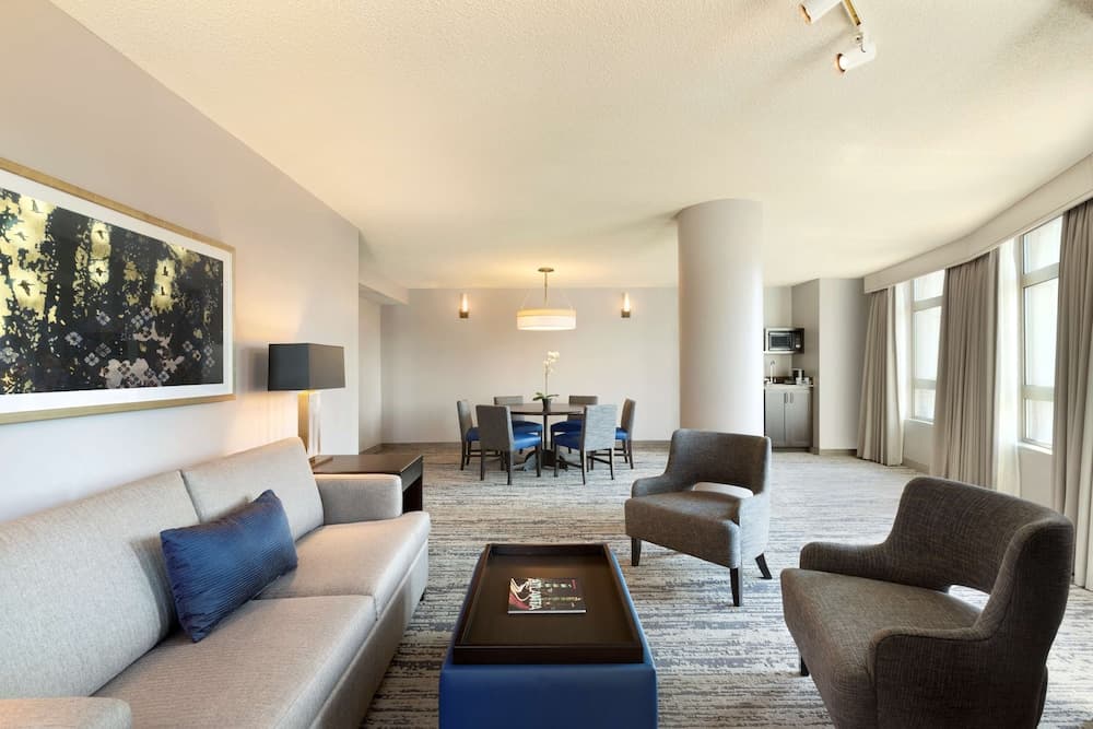 Suite, 1 King Bed at Embassy Suites by Hilton Atlanta at Centennial Olympic Park in Atlanta, GA