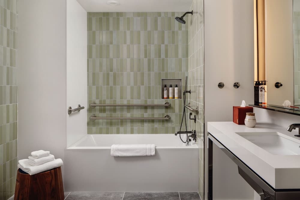Mobility Accessible King With Tub at Timbri Hotel San Francisco, Curio Collection by Hilton in San Francisco, CA