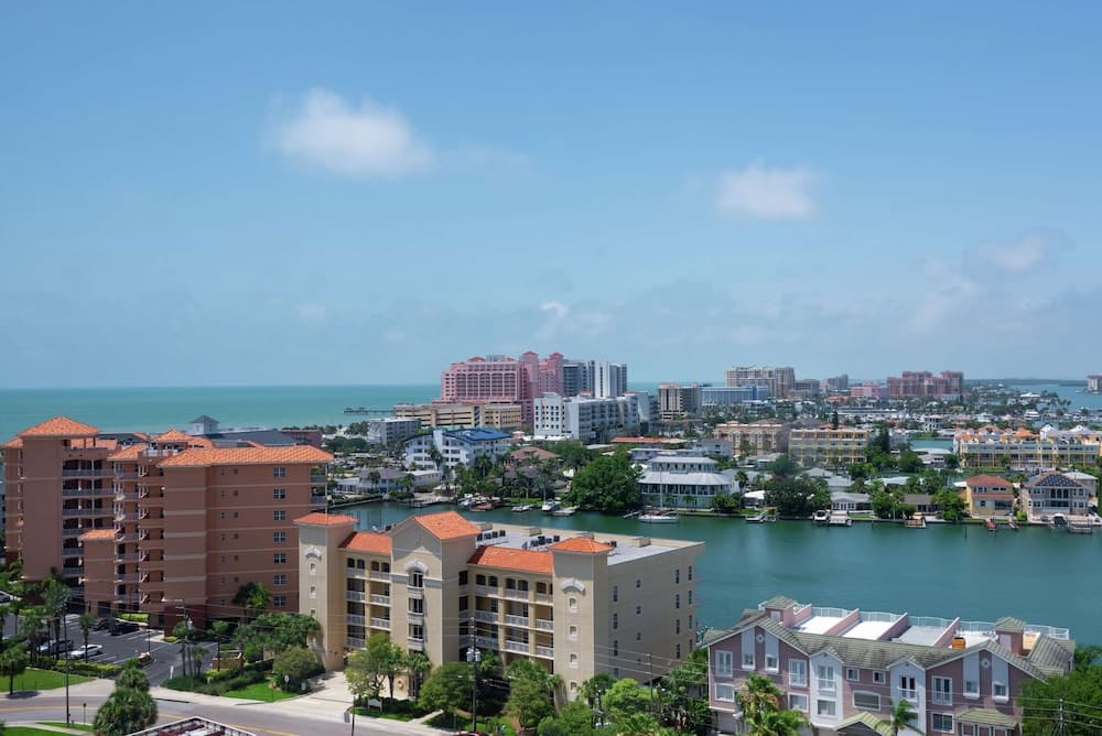 Room, 1 King Bed, Refrigerator & Microwave, City View at Hampton Inn and Suites Clearwater Beach in Clearwater Beach, FL