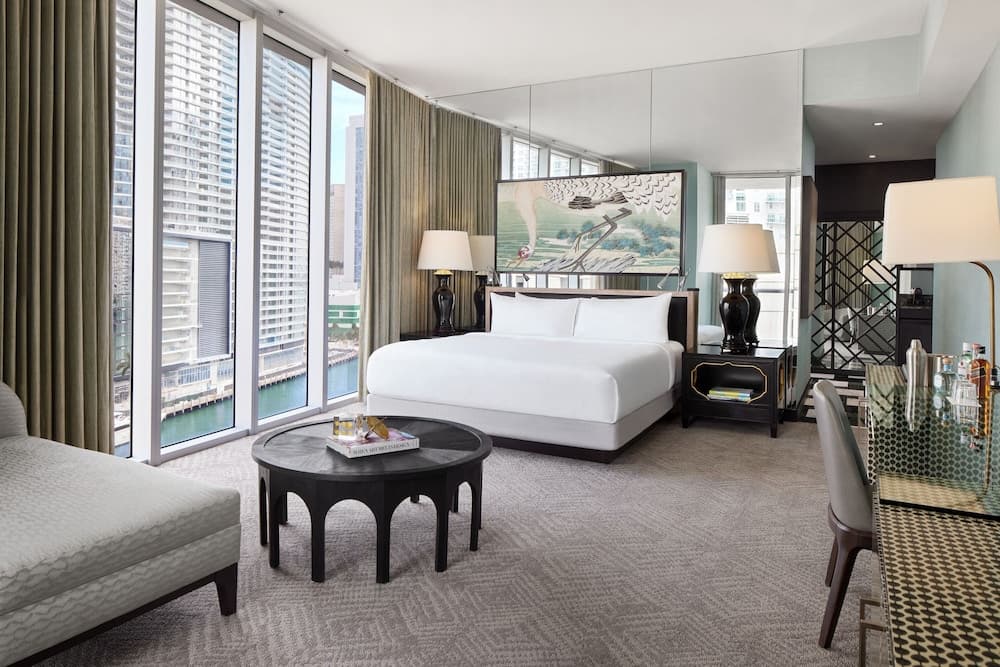 Premier Suite, 1 King Bed, Balcony (Studio, Corner Room) at W Miami in Miami, FL